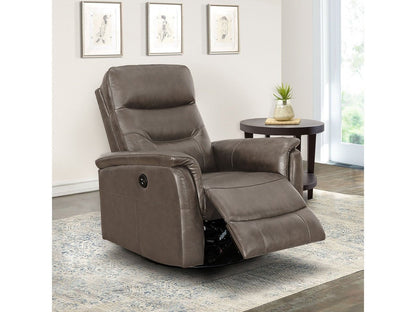 Fauteuil inclinable électrique Palermo® en cuir gris
