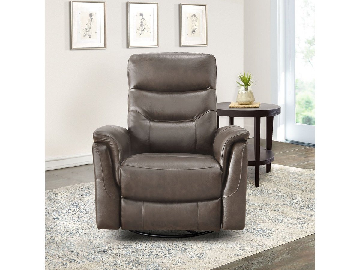 Fauteuil inclinable électrique Palermo® en cuir gris
