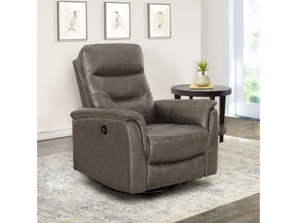 Fauteuil inclinable électrique Palermo® en cuir gris