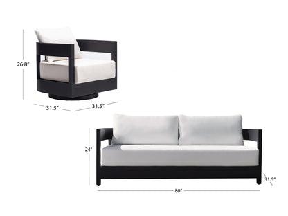 Canapés et fauteuils pivotants d'extérieur Santino®