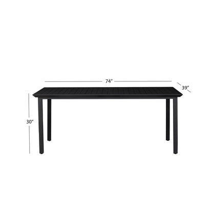 Table de salle à manger rectangulaire d'extérieur Santino® 74