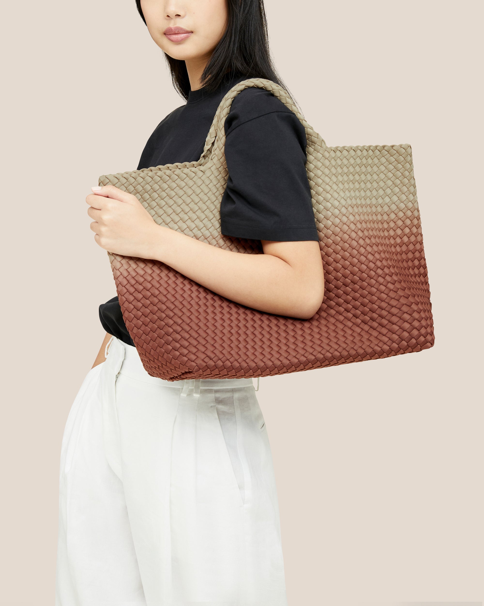 Grand sac fourre-tout St. Barths teint par immersion | Java