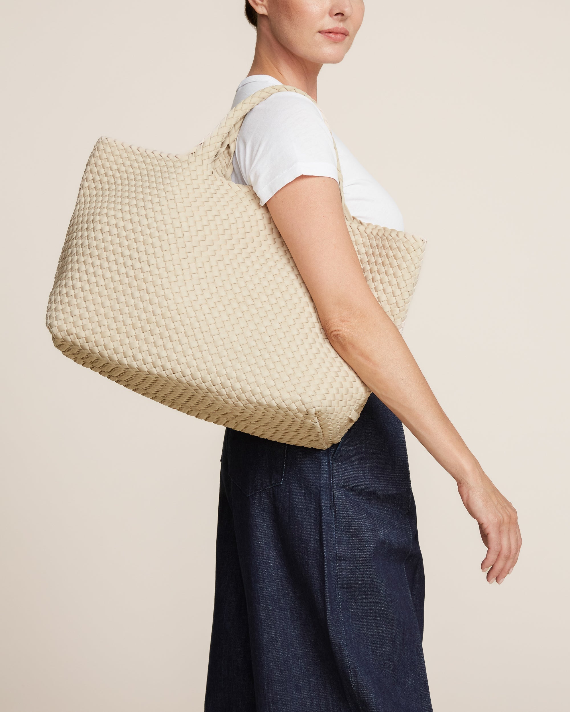 Grand sac fourre-tout St. Barths | Écru