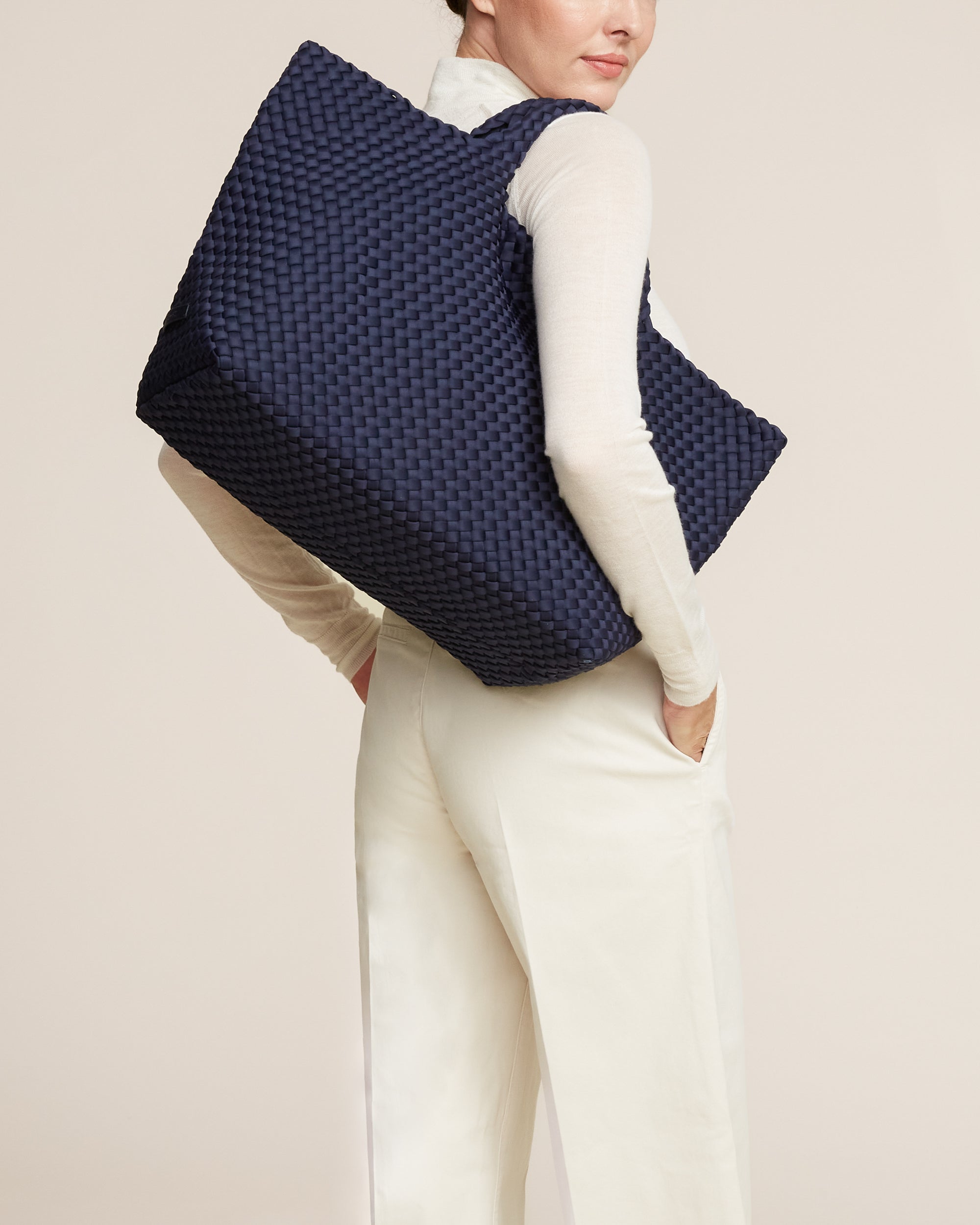 Grand sac fourre-tout St. Barths | Bleu encre