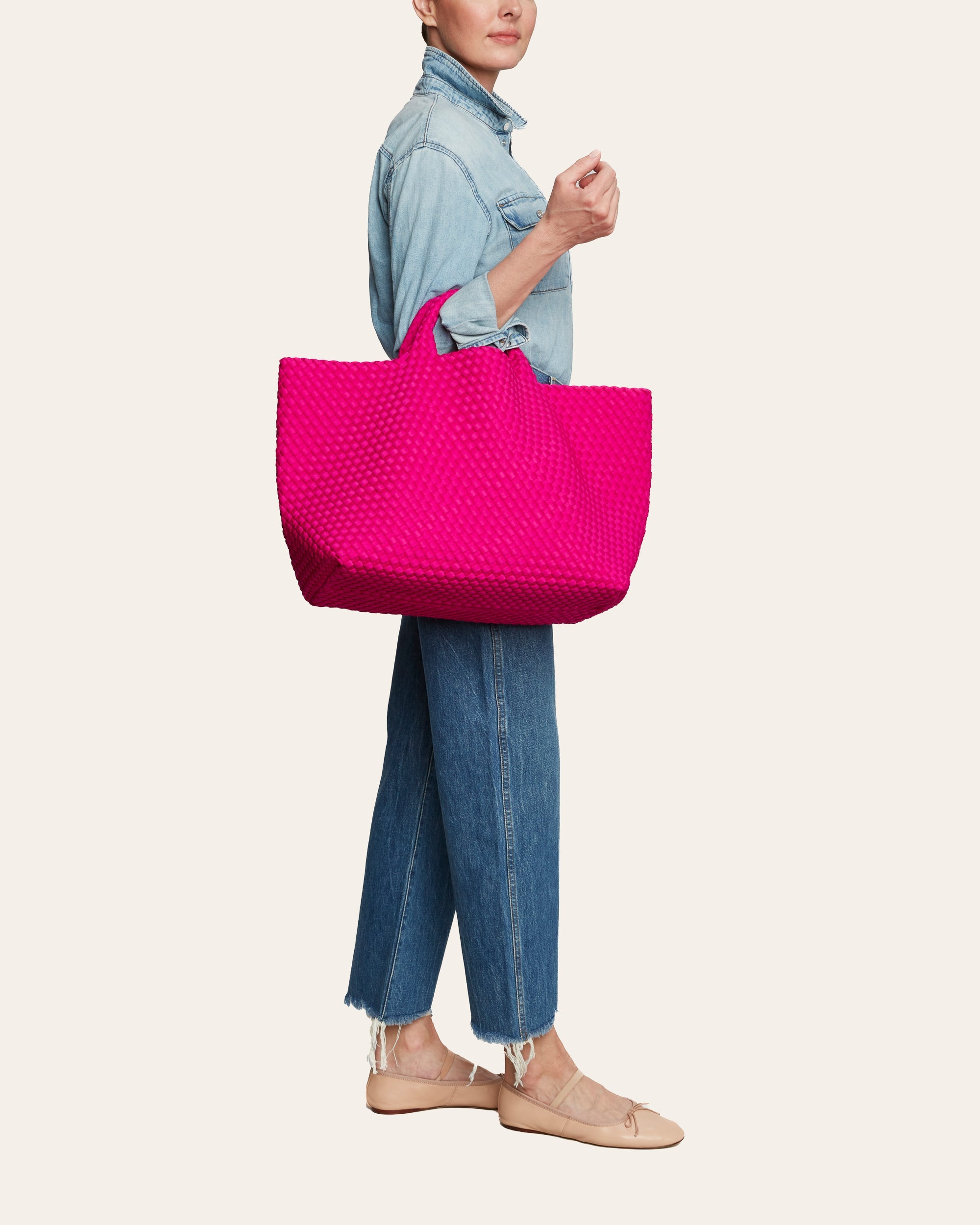 Grand sac fourre-tout St. Barths | Rose Miami