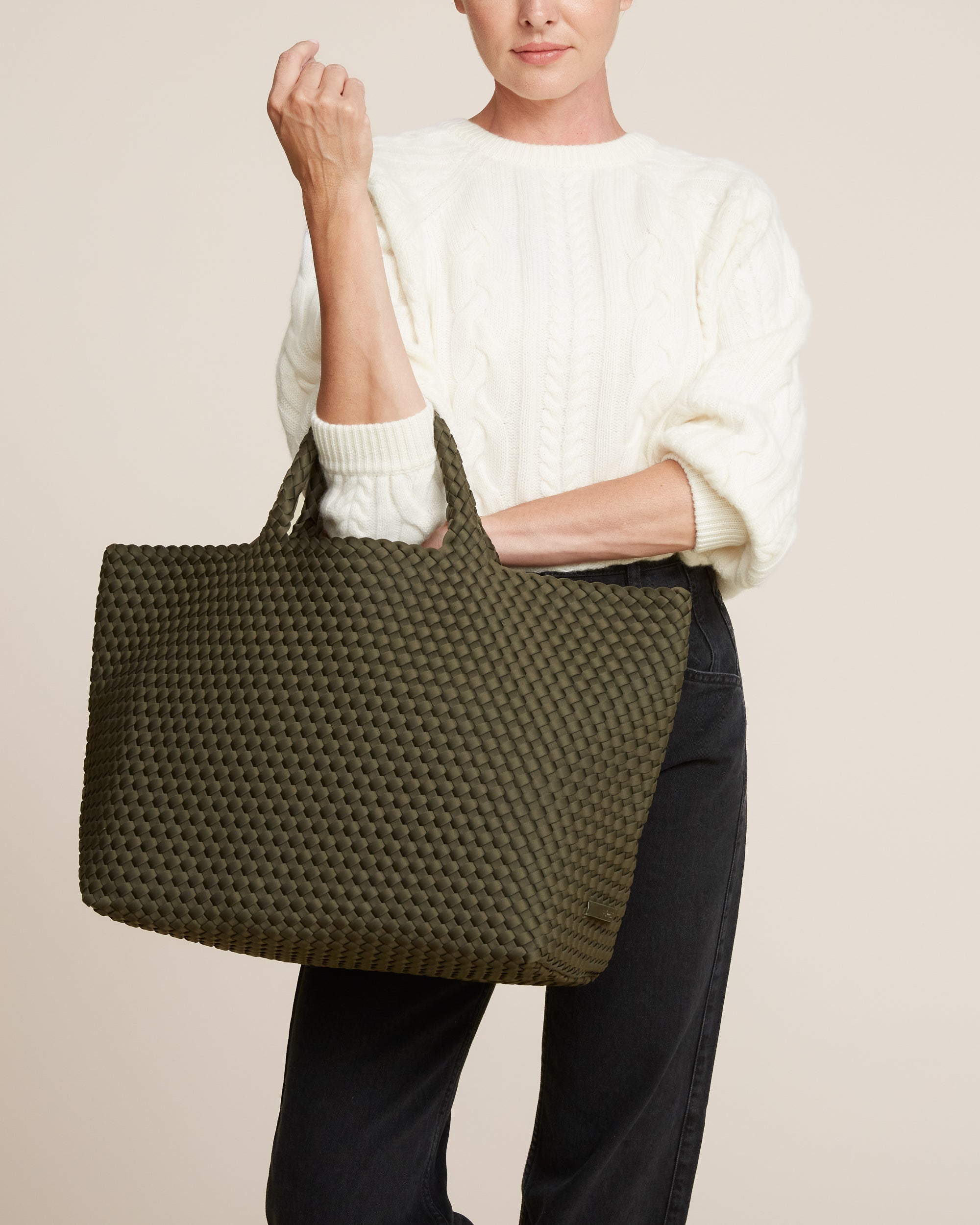 Grand sac fourre-tout St. Barths | Olive