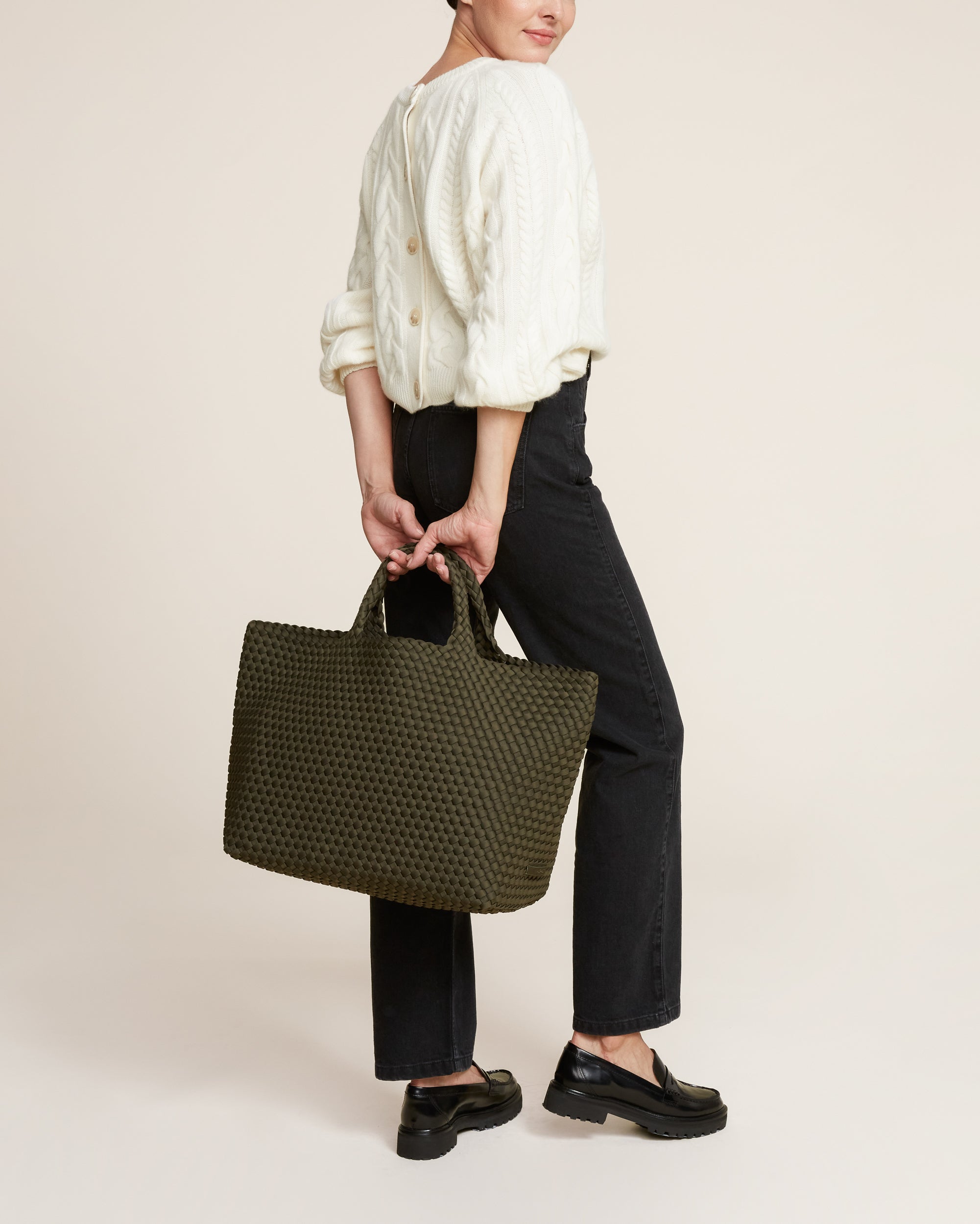 Grand sac fourre-tout St. Barths | Olive