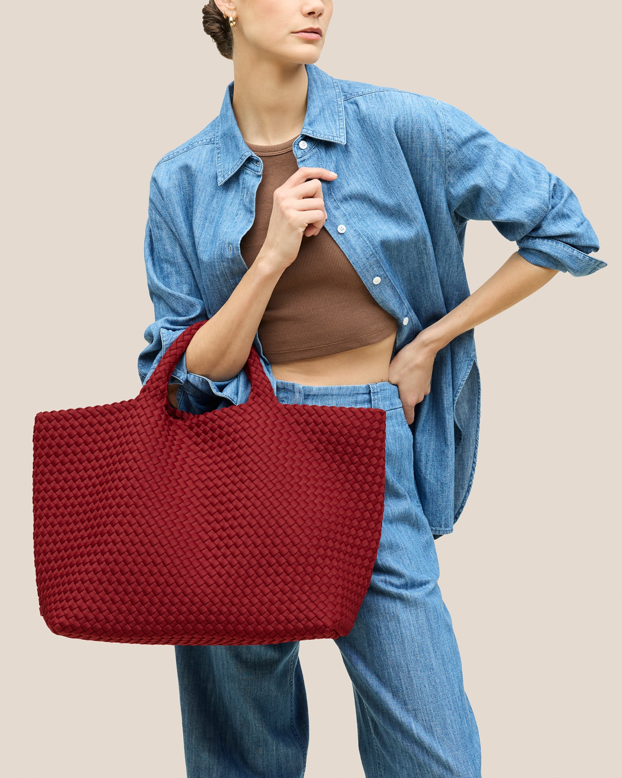 Grand sac fourre-tout St. Barths | Rosso