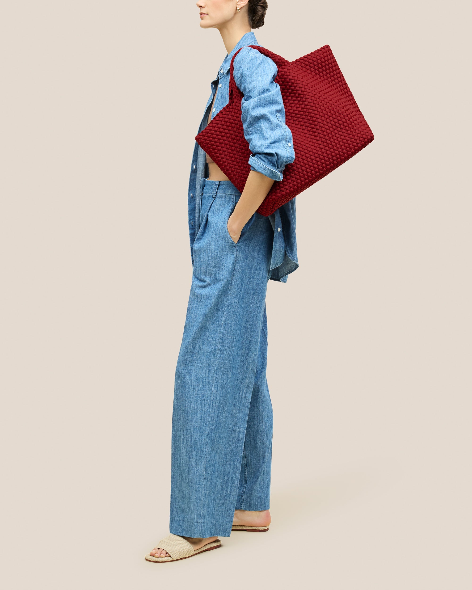 Grand sac fourre-tout St. Barths | Rosso