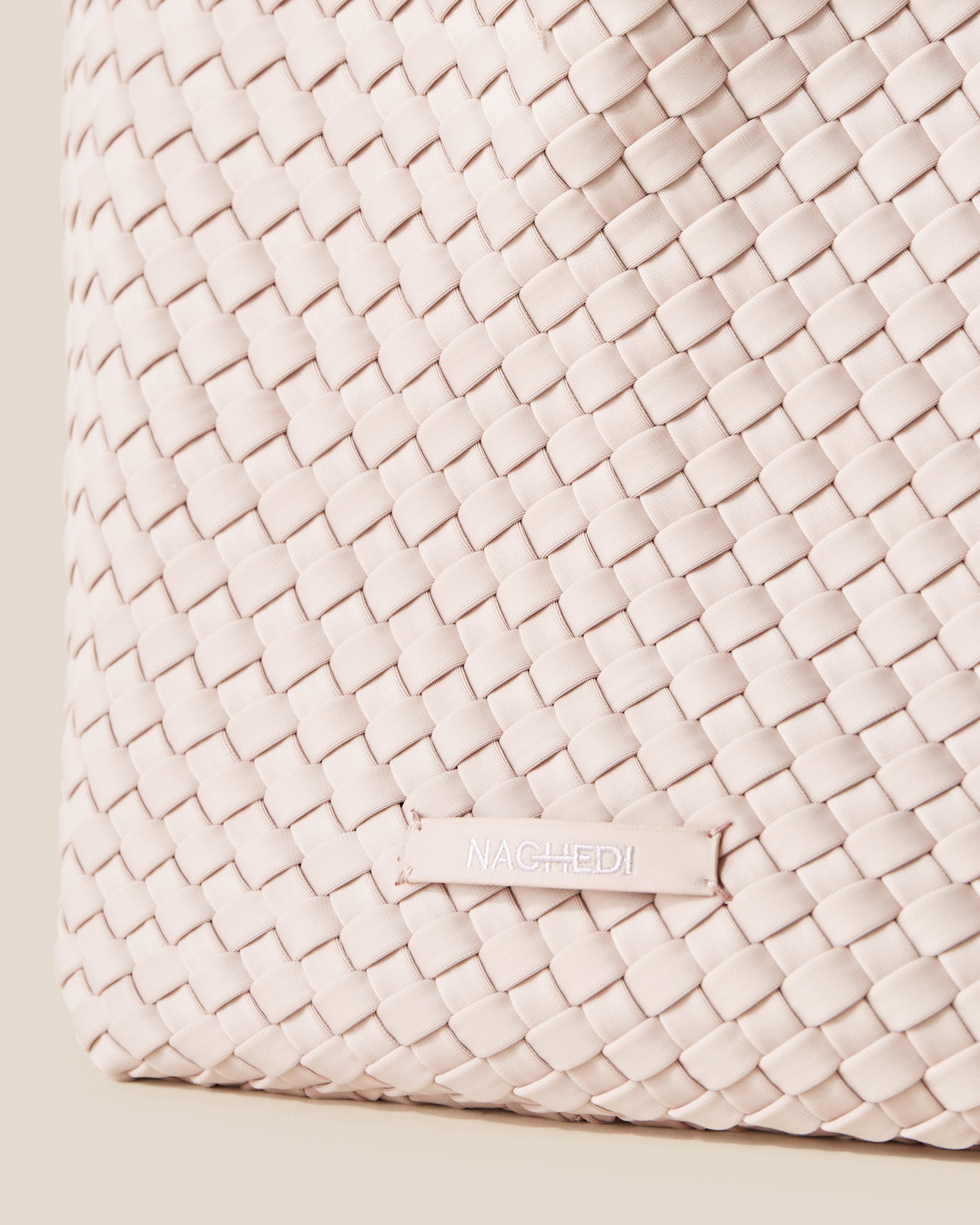 Grand sac fourre-tout St. Barths | Rose coquillage