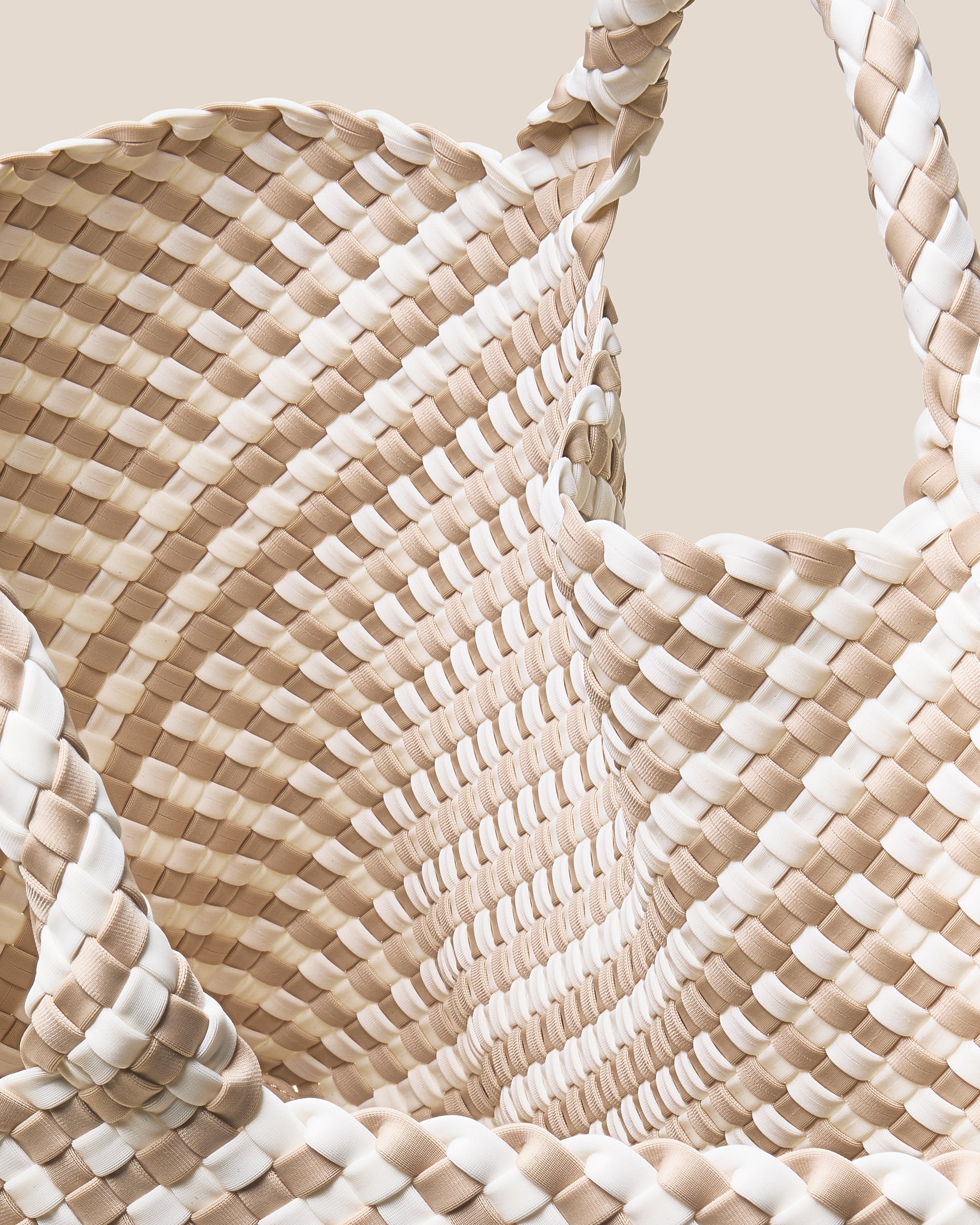 Grand sac fourre-tout rayé géométrique St. Barth | Mykonos