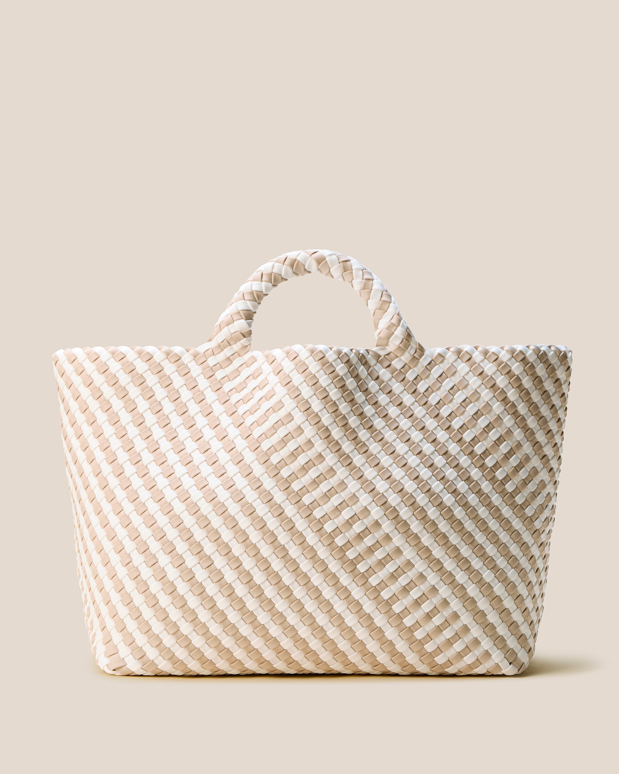 Grand sac fourre-tout rayé géométrique St. Barth | Mykonos
