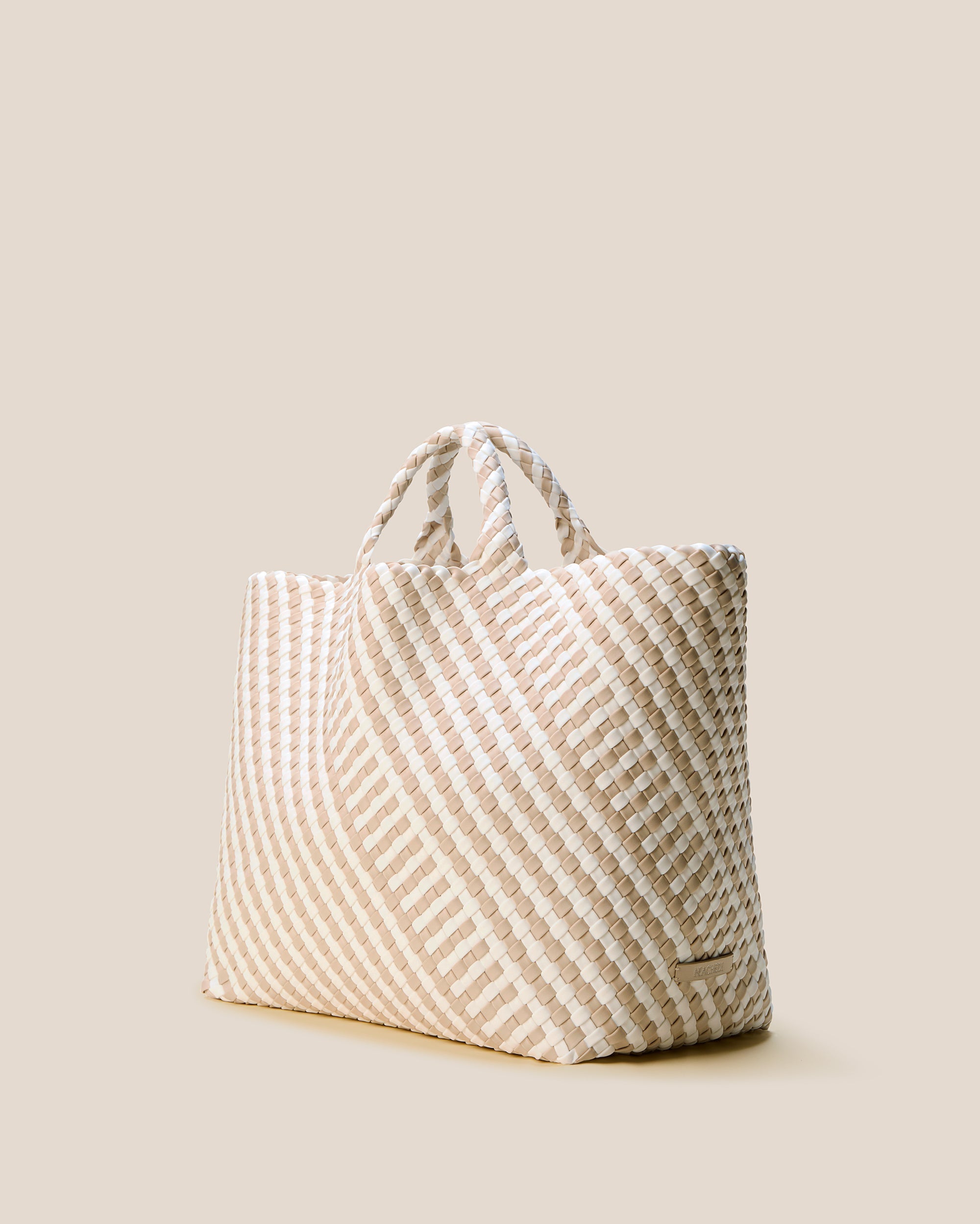 Grand sac fourre-tout rayé géométrique St. Barth | Mykonos