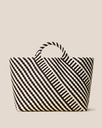 Grand sac fourre-tout St. Barths à rayures géométriques | Roma