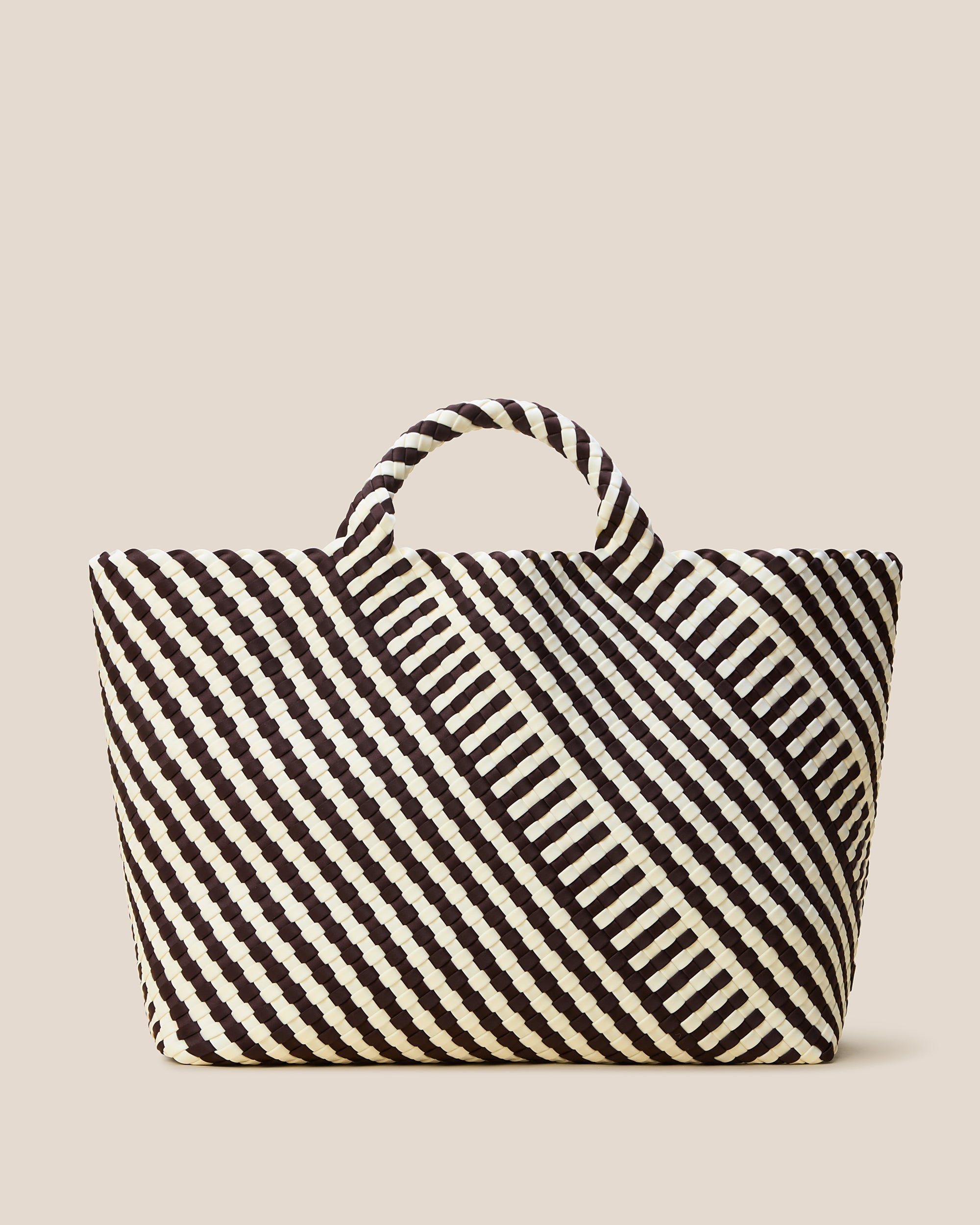 Grand sac fourre-tout St. Barths à rayures géométriques | Roma