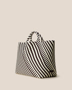 Grand sac fourre-tout St. Barths à rayures géométriques | Roma