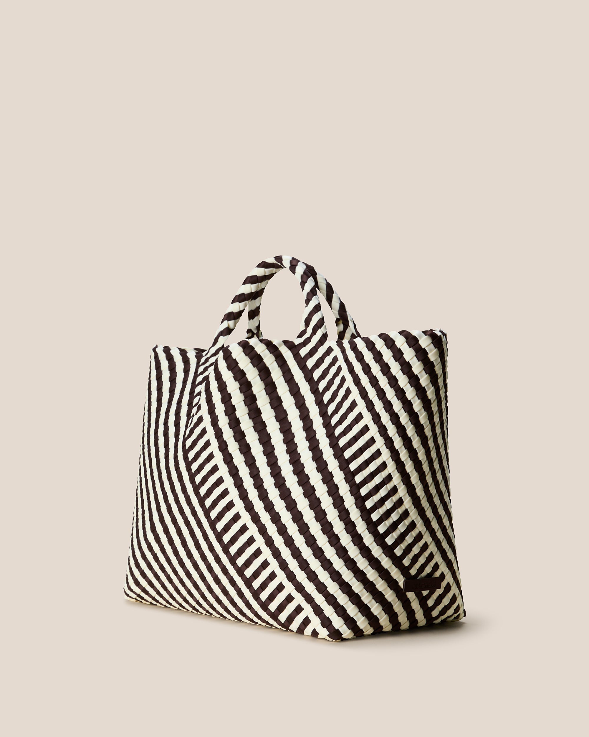 Grand sac fourre-tout St. Barths à rayures géométriques | Roma