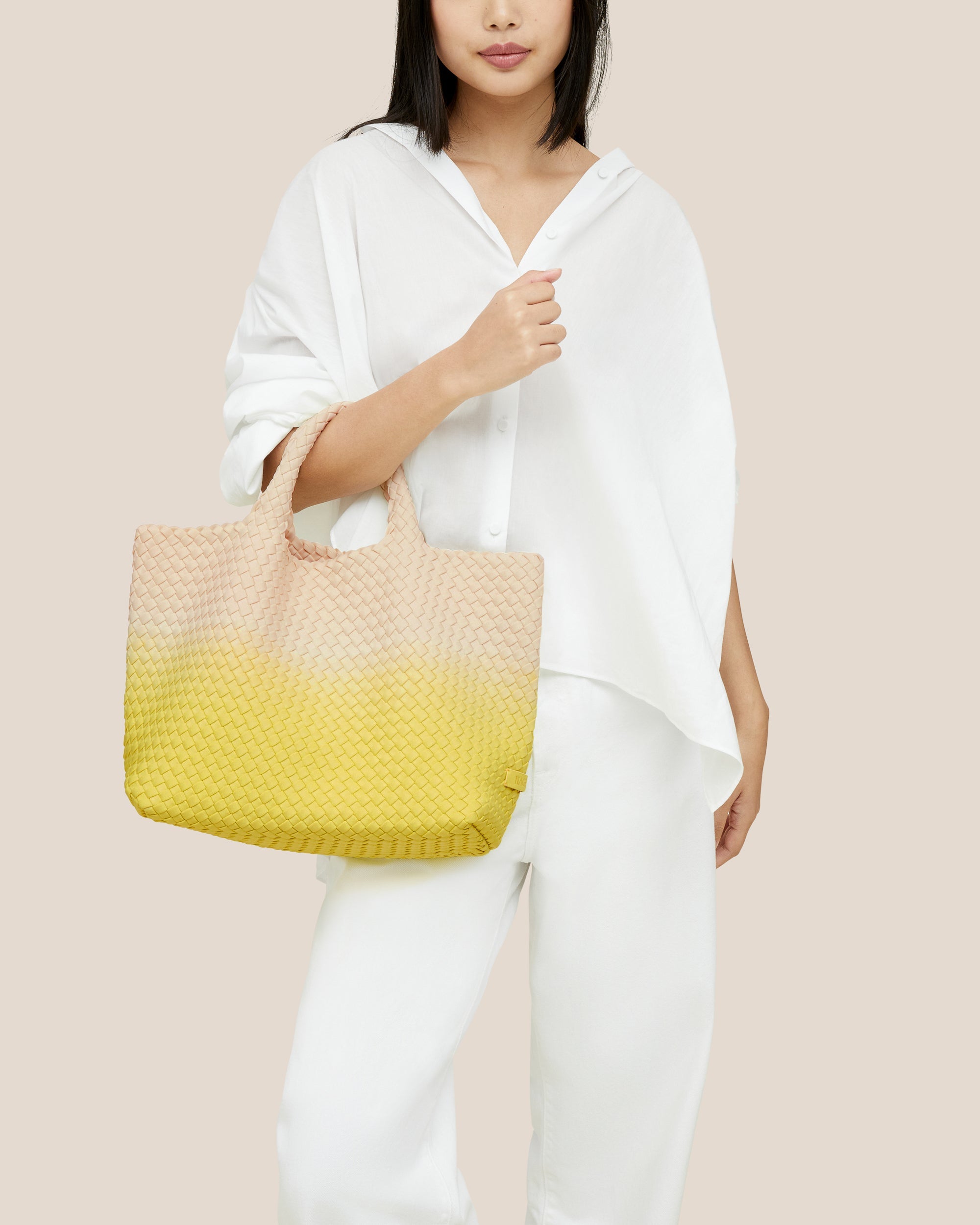Sac fourre-tout moyen St. Barths teint par immersion | Ginkgo