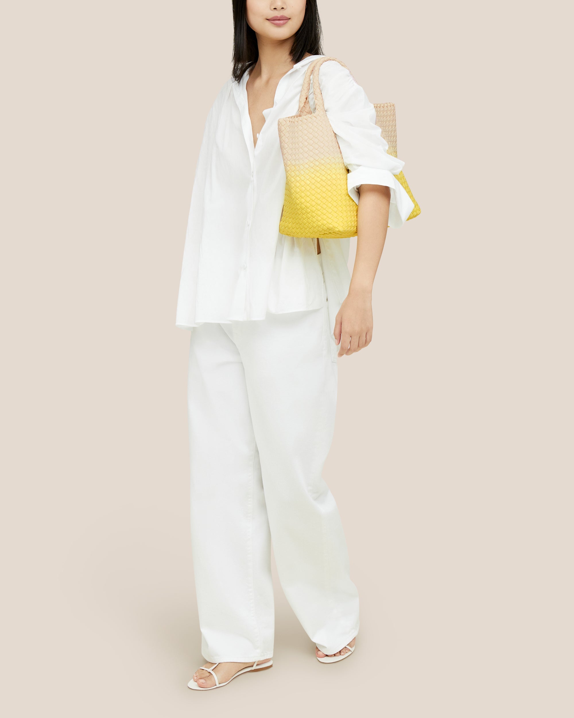 Sac fourre-tout moyen St. Barths teint par immersion | Ginkgo