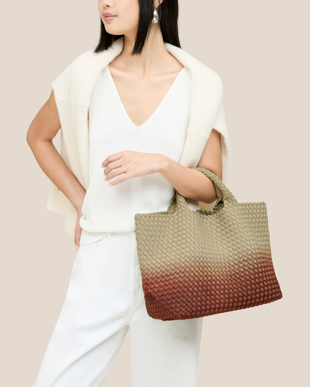 Sac fourre-tout moyen St. Barths teint par immersion | Java