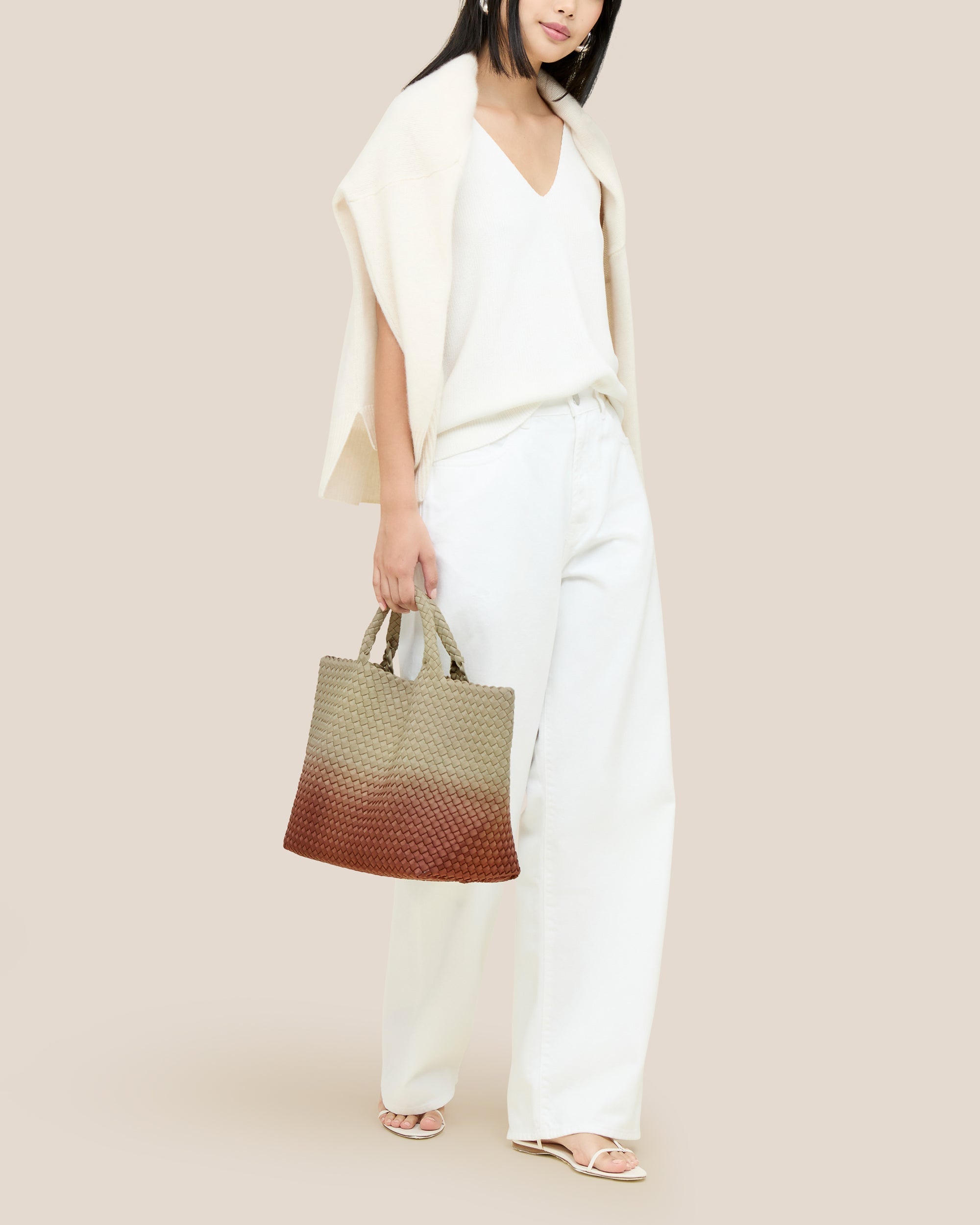 Sac fourre-tout moyen St. Barths teint par immersion | Java