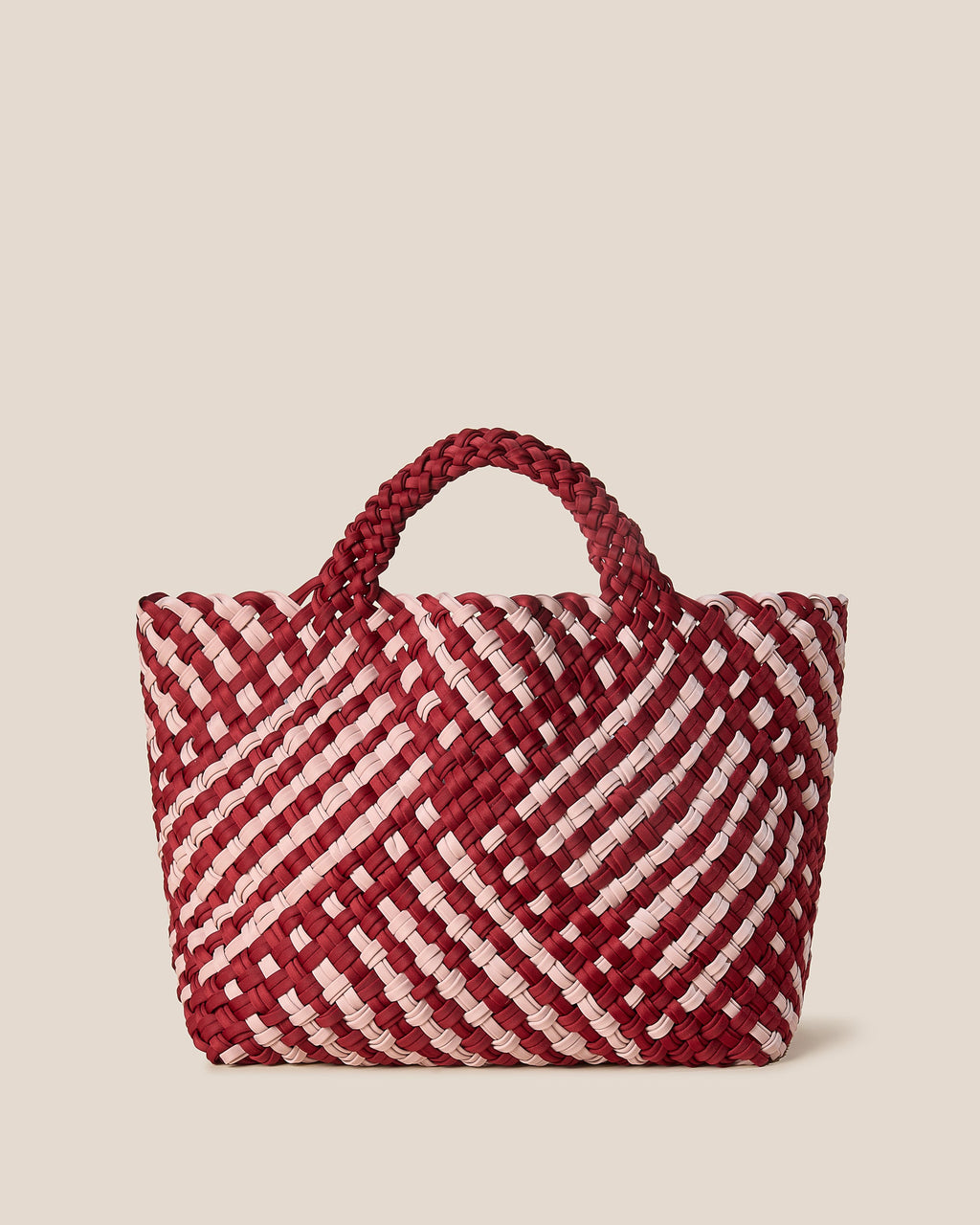 Sac fourre-tout moyen St. Barths à double tissage | Lychee
