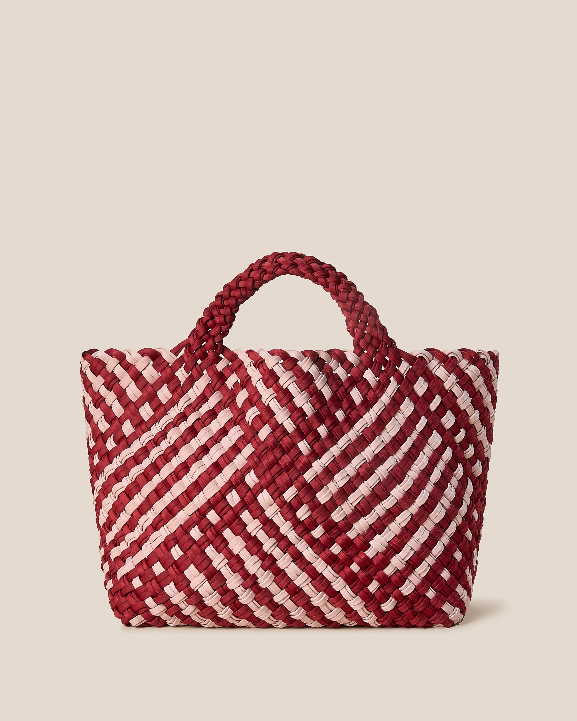 Sac fourre-tout moyen St. Barths à double tissage | Lychee
