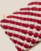 Sac fourre-tout moyen St. Barths à double tissage | Lychee