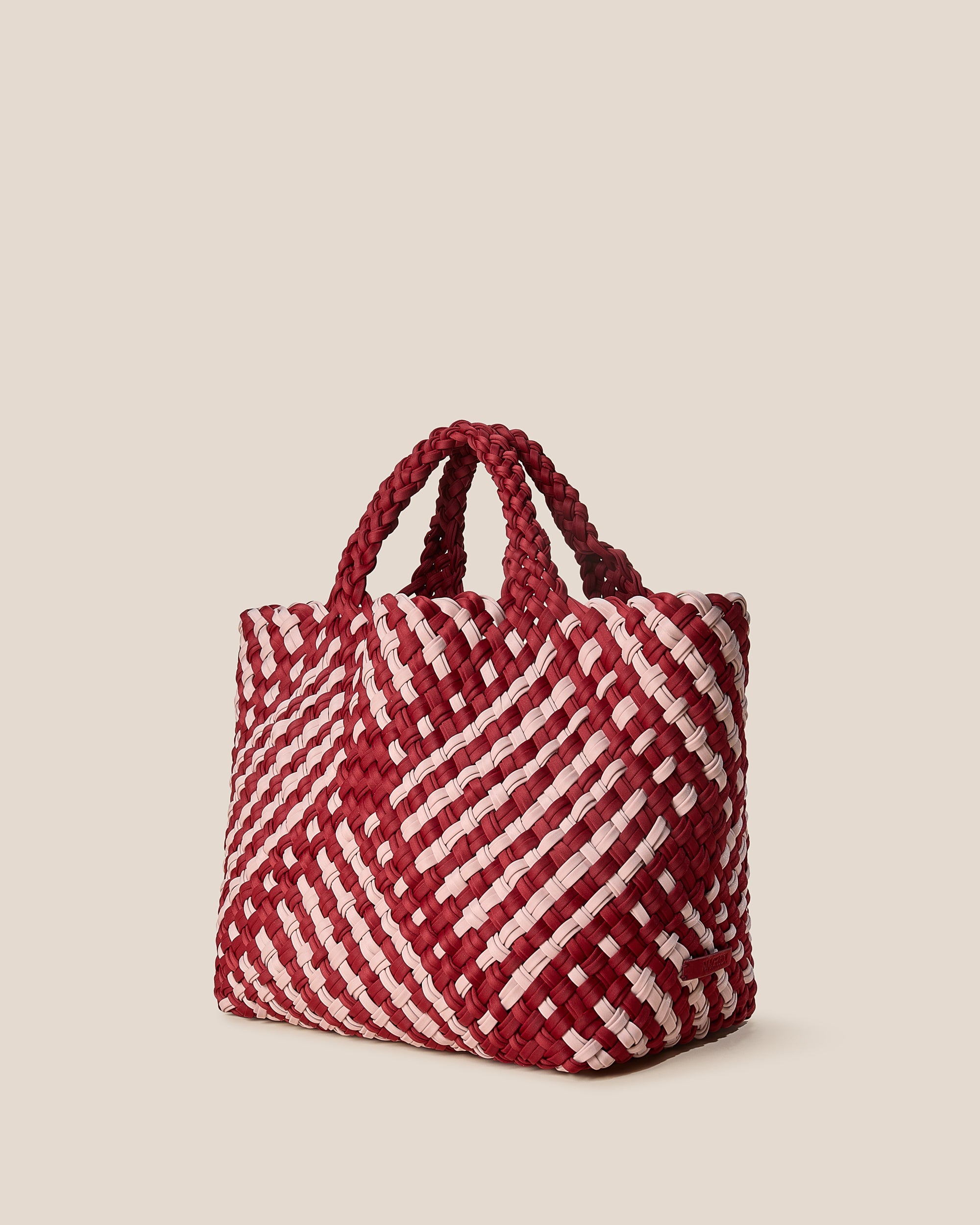 Sac fourre-tout moyen St. Barths à double tissage | Lychee