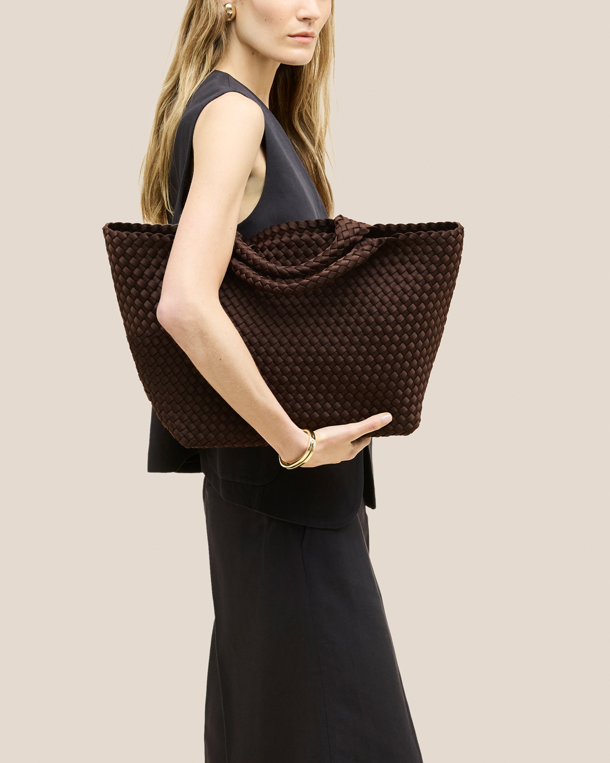 Sac fourre-tout moyen St. Barths | Chocolat