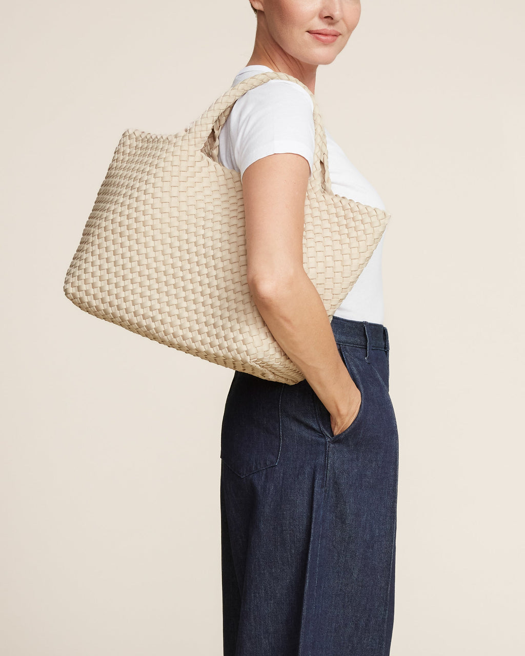 Sac fourre-tout moyen St. Barths | Écru