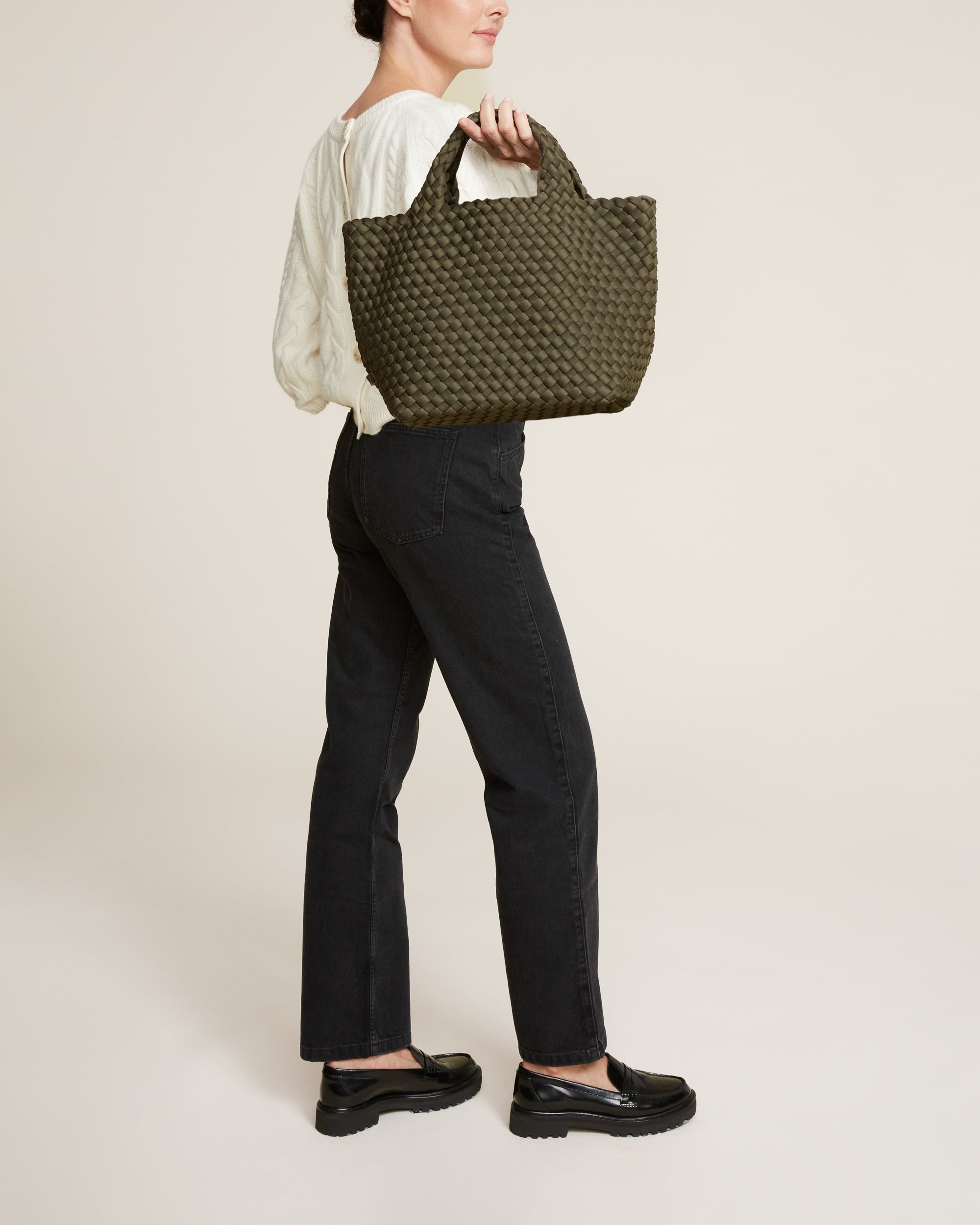 Sac fourre-tout moyen St. Barths | Olive
