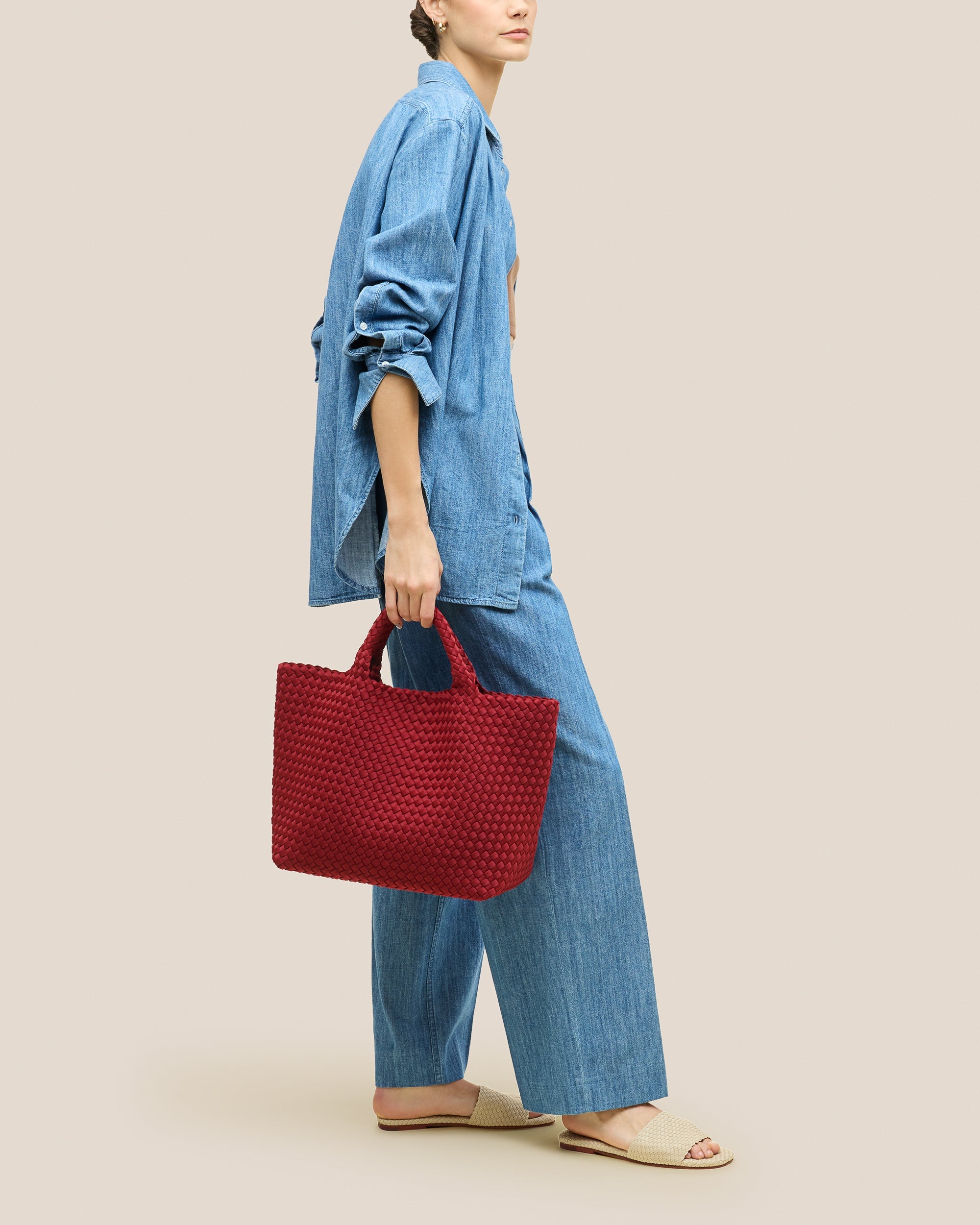 Sac fourre-tout moyen St. Barths | Rosso