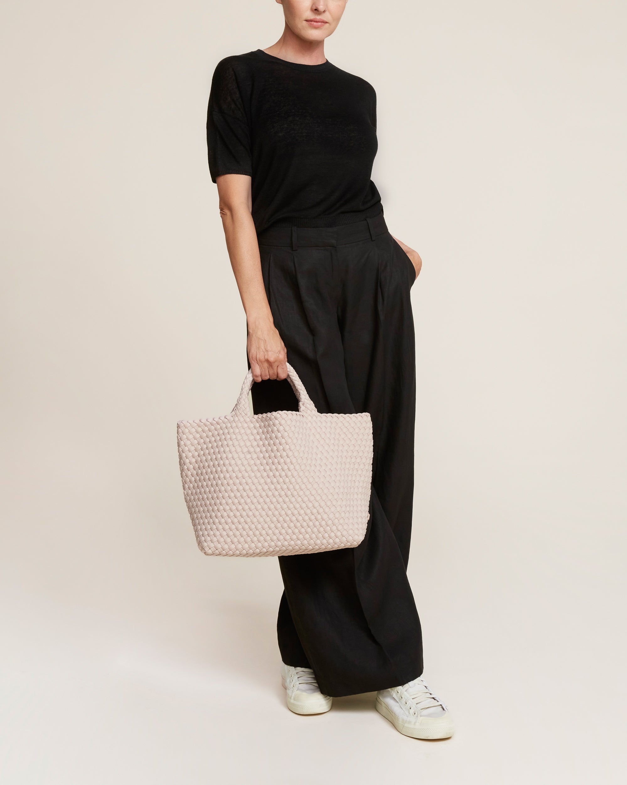 Sac fourre-tout moyen St. Barths | Rose coquillage