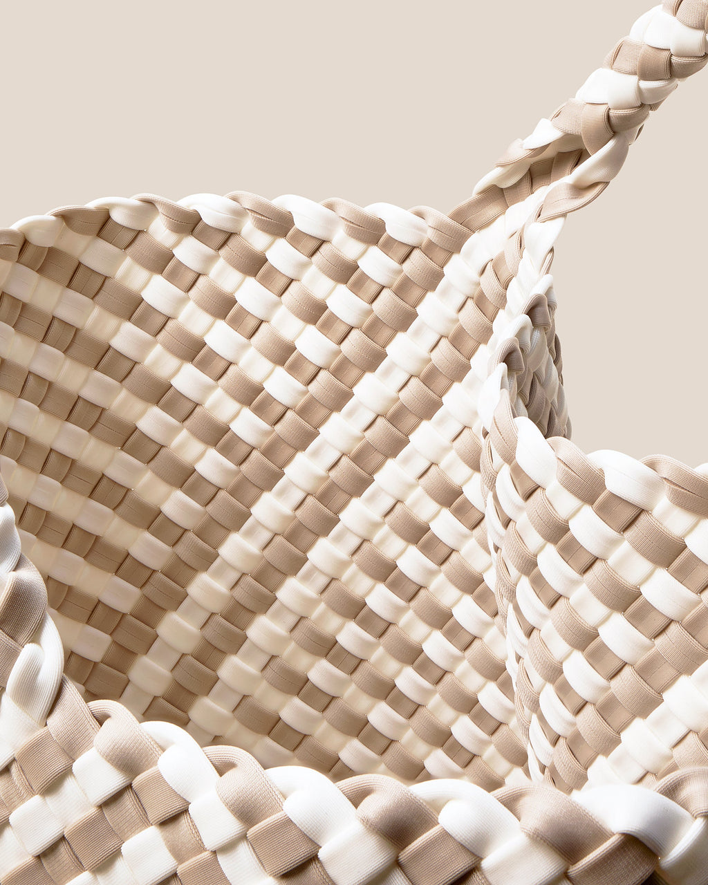Sac fourre-tout moyen St. Barths à rayures géométriques | Mykonos