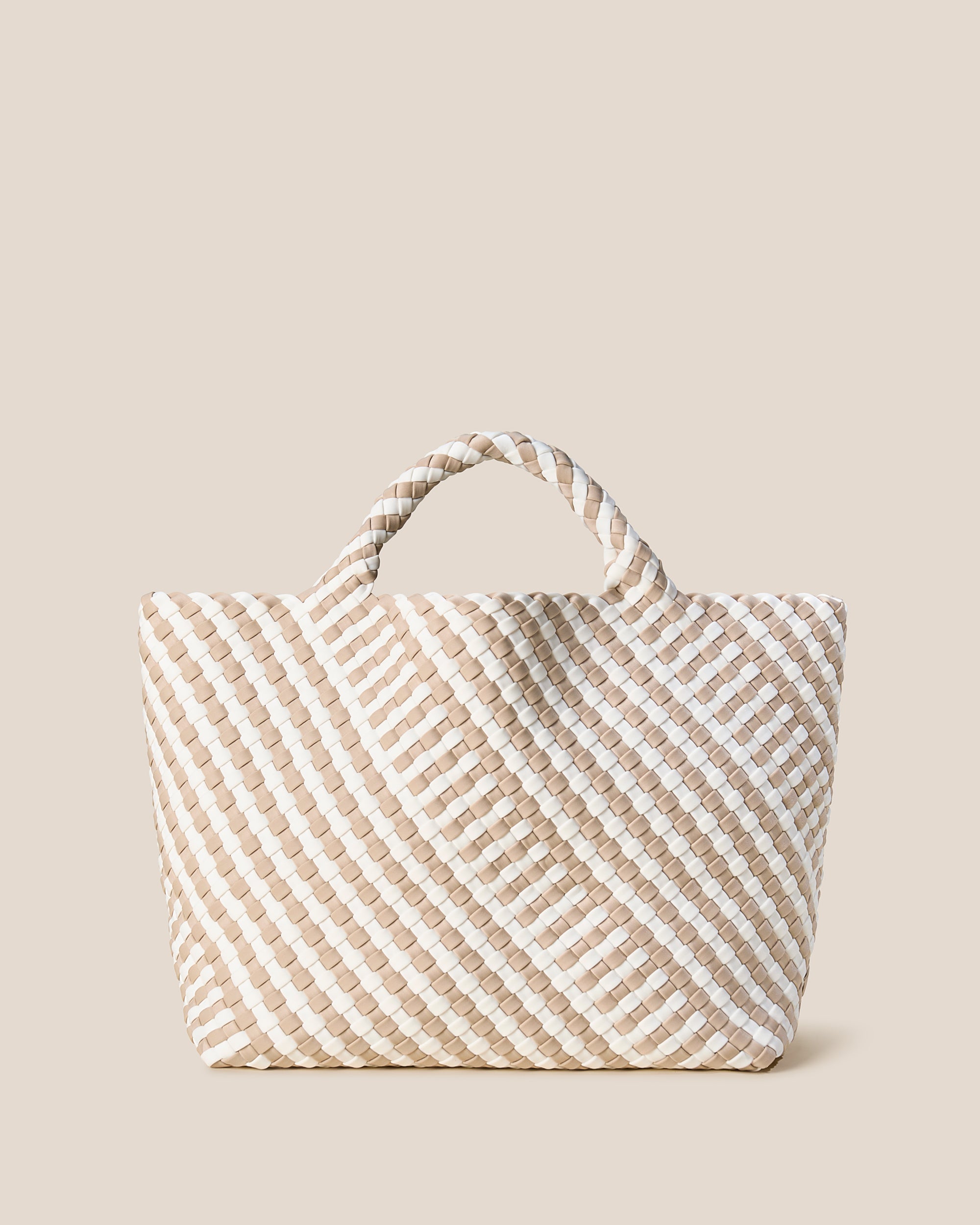 Sac fourre-tout moyen St. Barths à rayures géométriques | Mykonos
