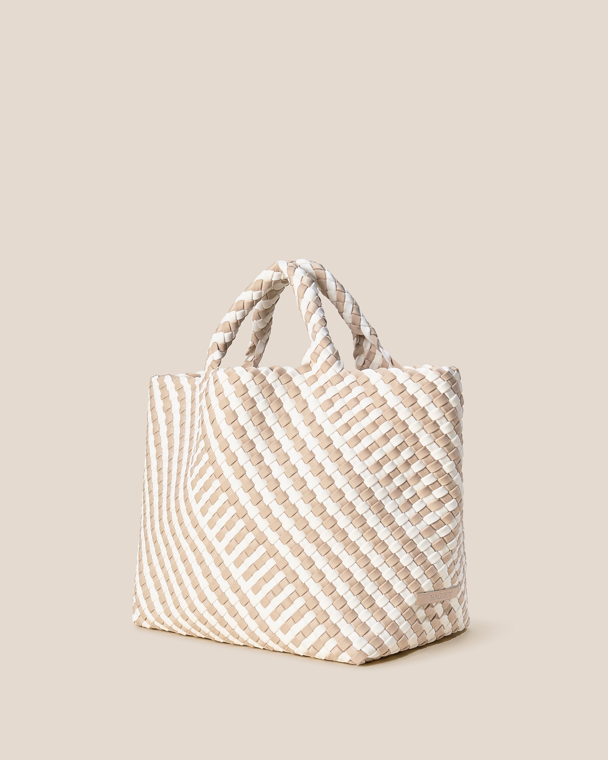 Sac fourre-tout moyen St. Barths à rayures géométriques | Mykonos