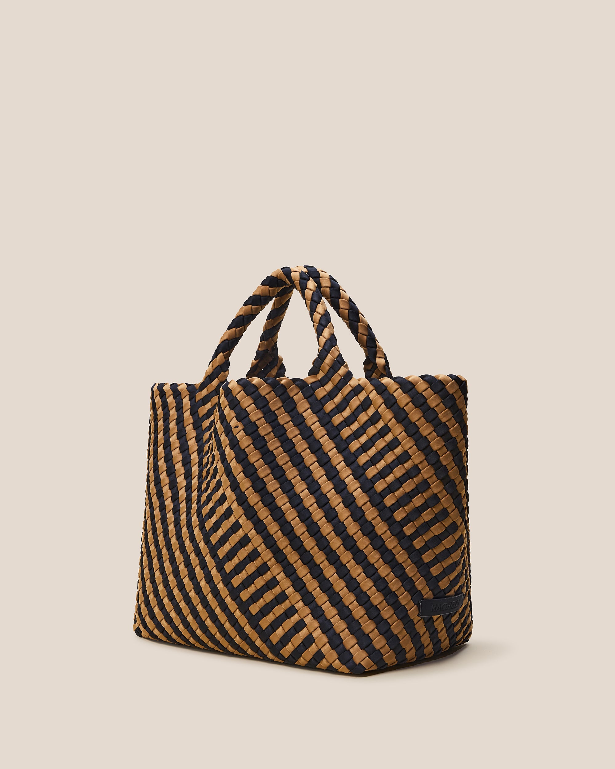Sac fourre-tout moyen St. Barths à rayures géométriques | Ravenna