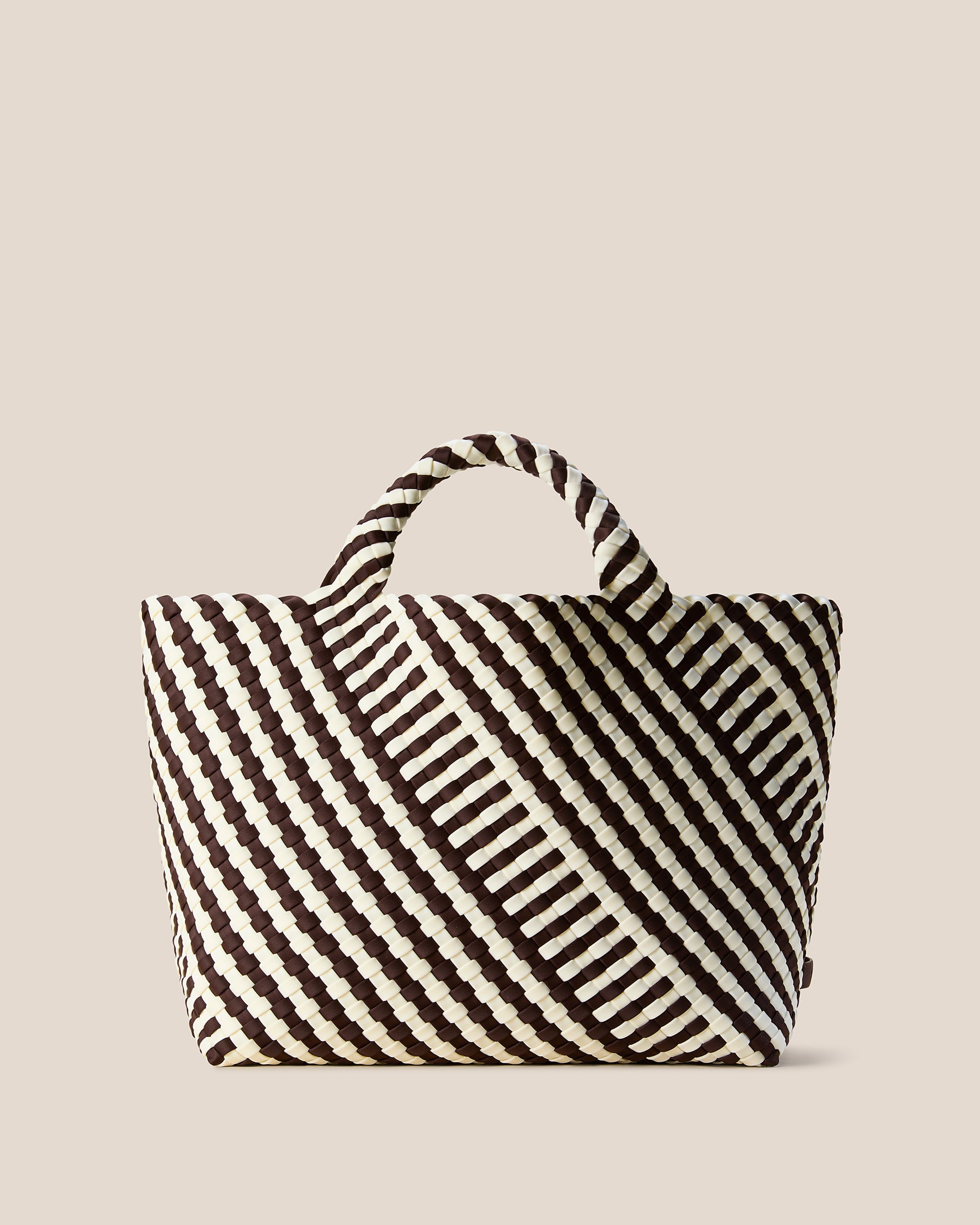 Sac fourre-tout moyen St. Barths à rayures géométriques | Roma