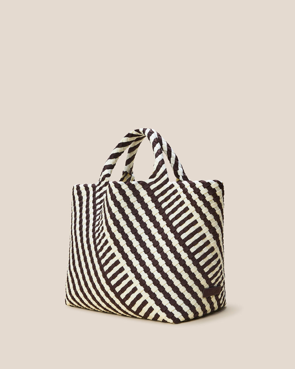 Sac fourre-tout moyen St. Barths à rayures géométriques | Roma