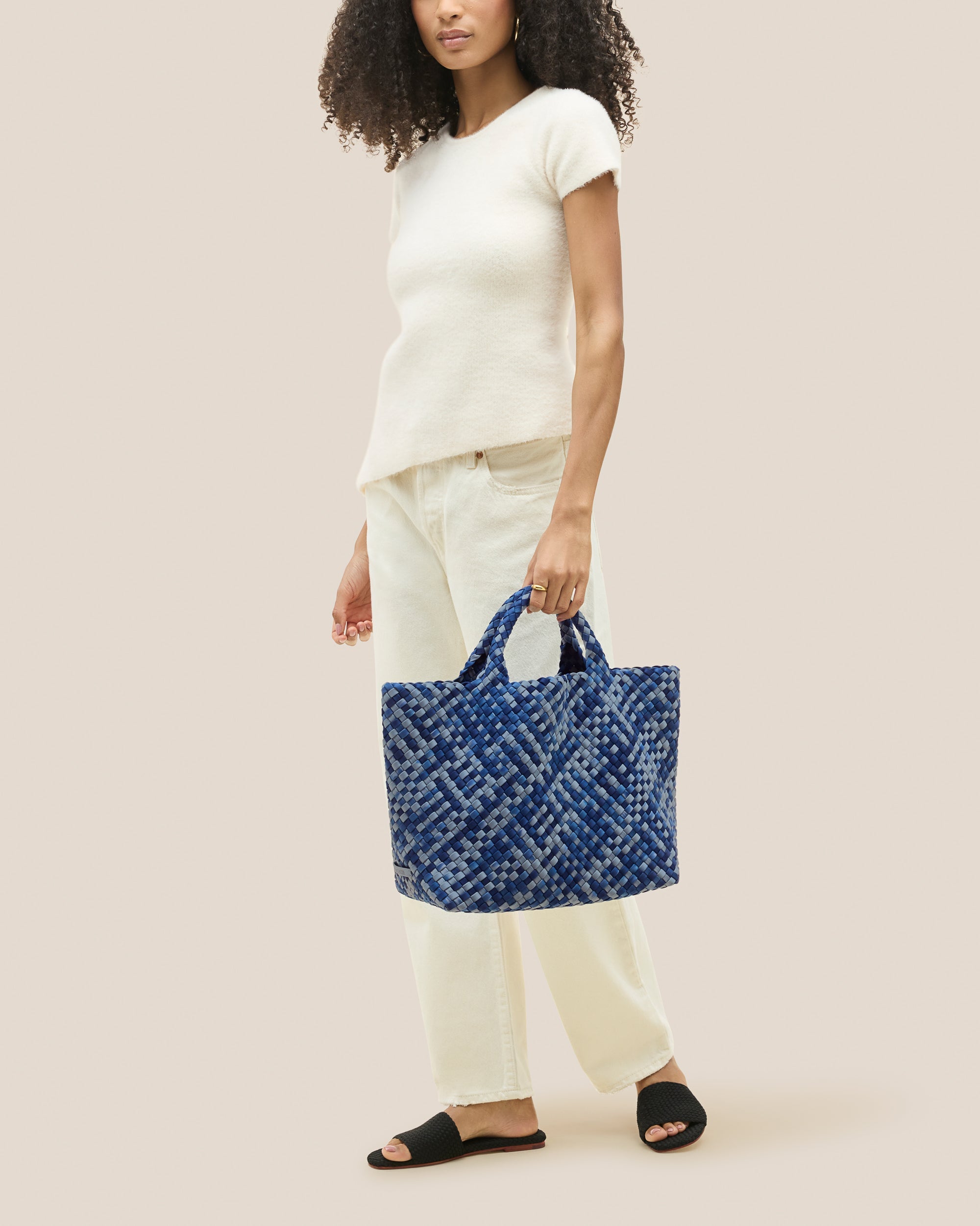 Sac fourre-tout moyen aquarelle St. Barths | Paros