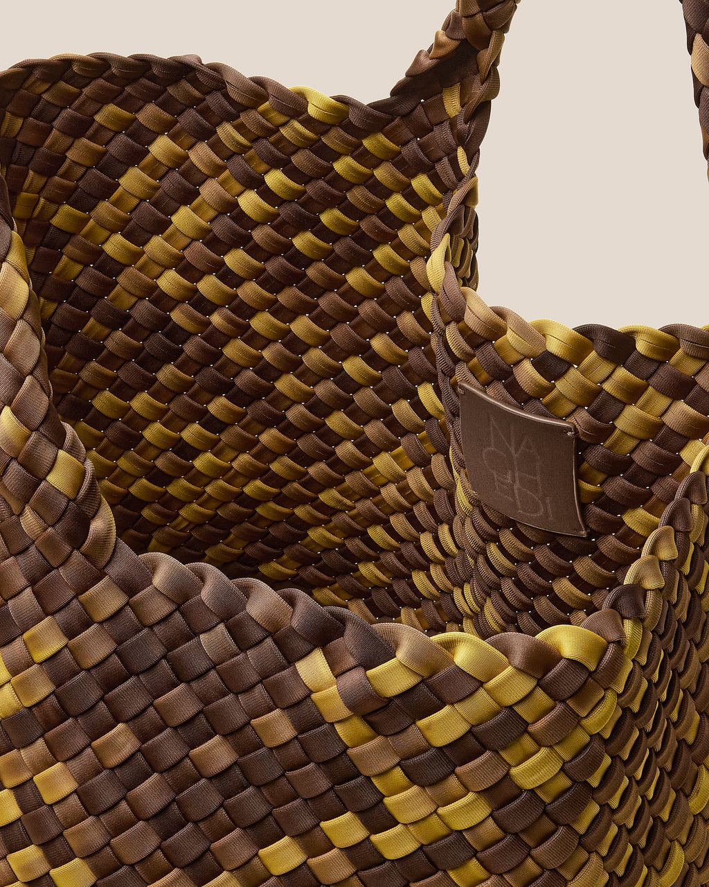 Sac fourre-tout moyen St. Barths aquarelle | Écaille de tortue