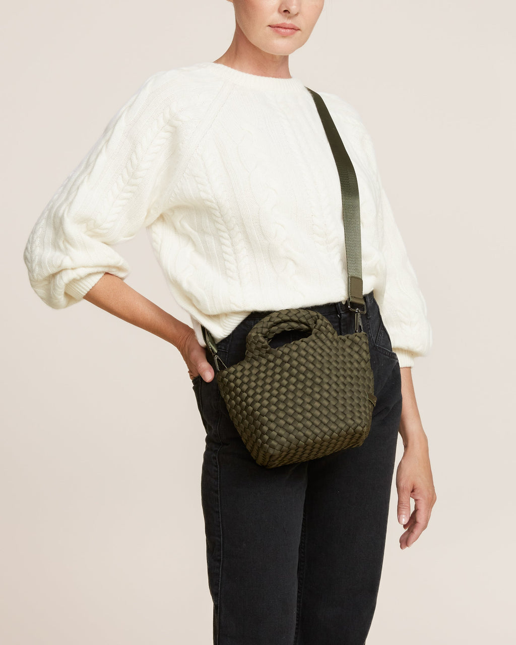 Petit cabas St. Barths | Olive
