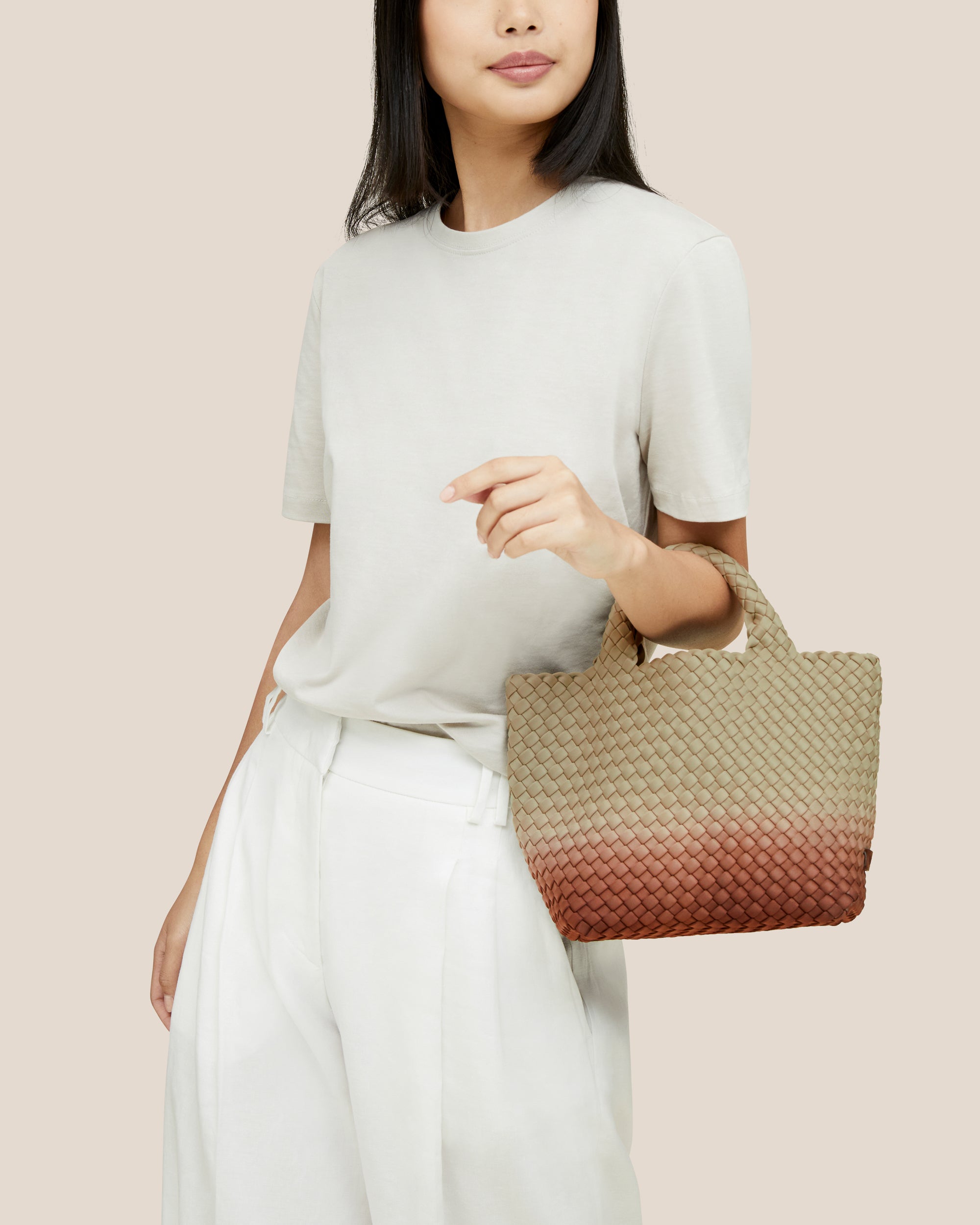 Petit sac fourre-tout St. Barths teint par trempage | Java