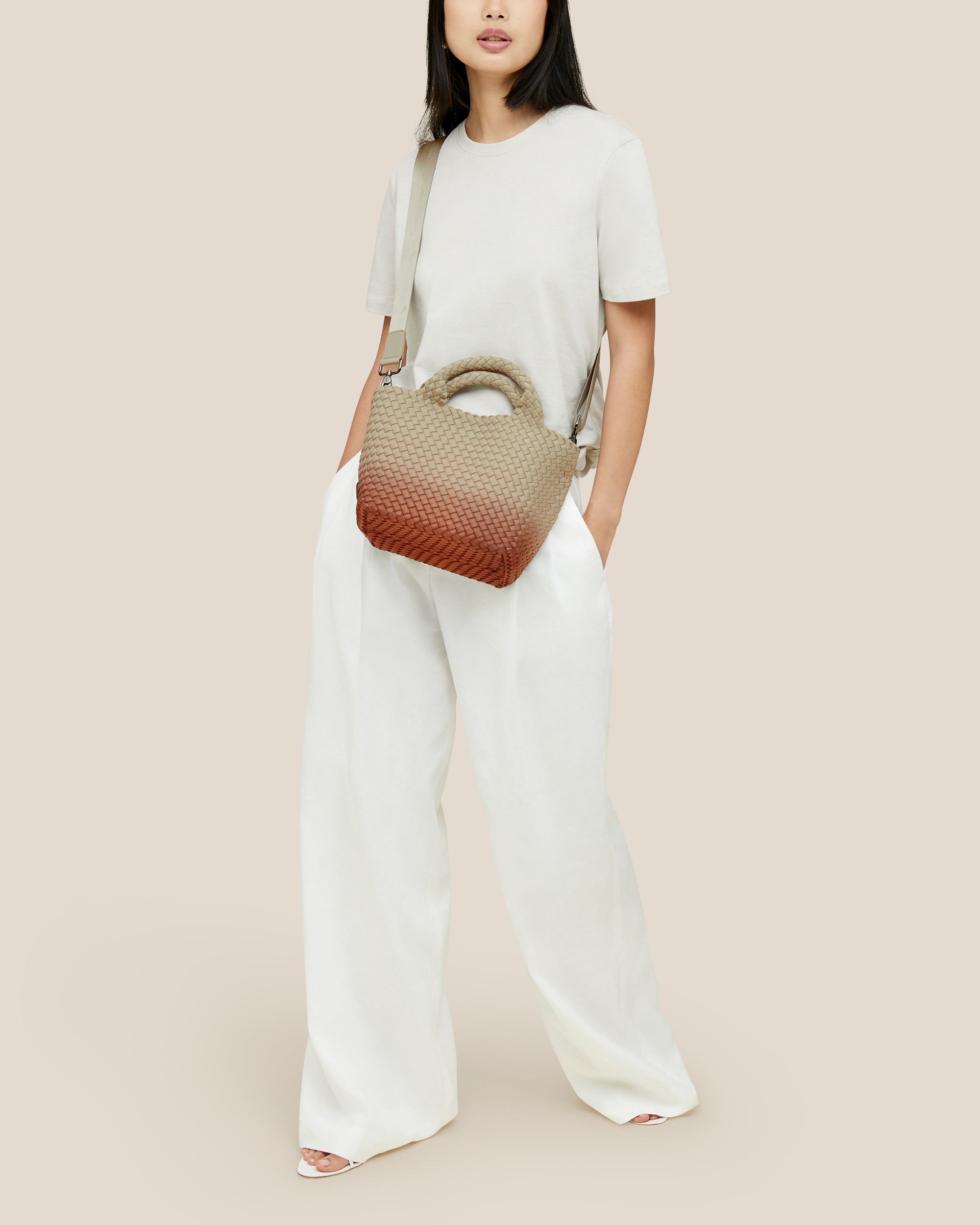 Petit sac fourre-tout St. Barths teint par trempage | Java