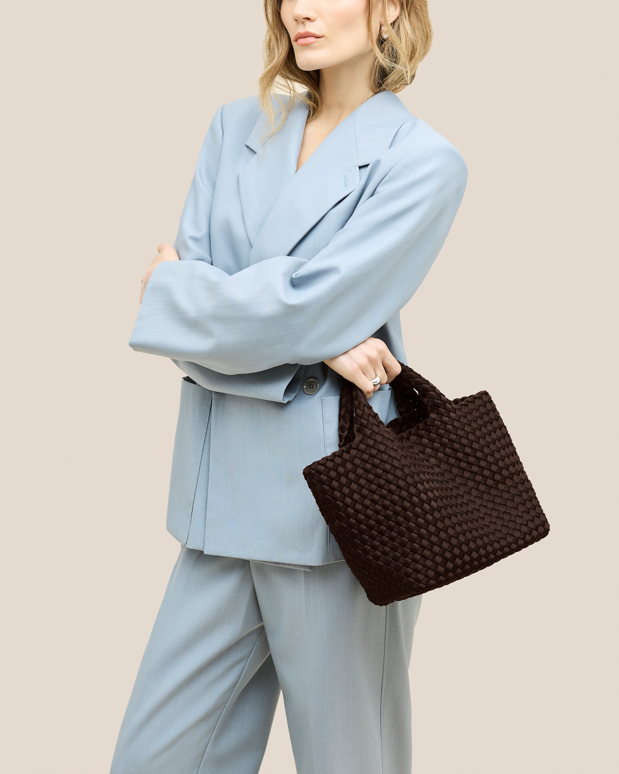 Petit sac fourre-tout St. Barths | Chocolat