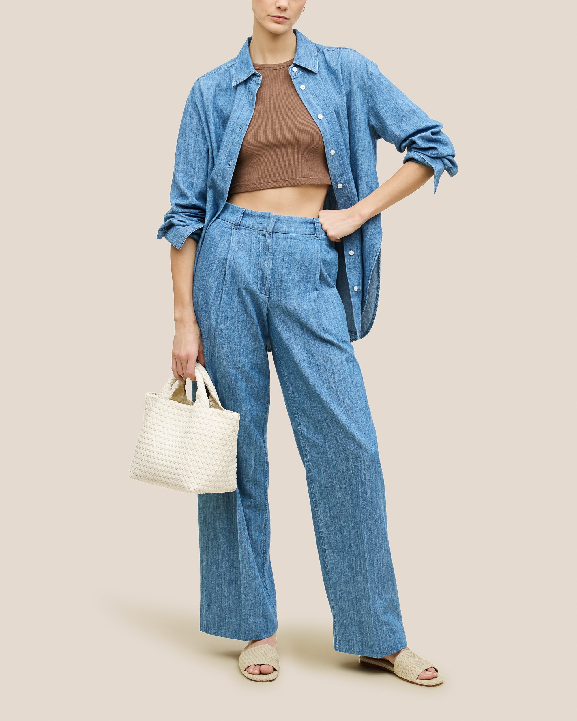 Petit sac fourre-tout St. Barths | Jasmine