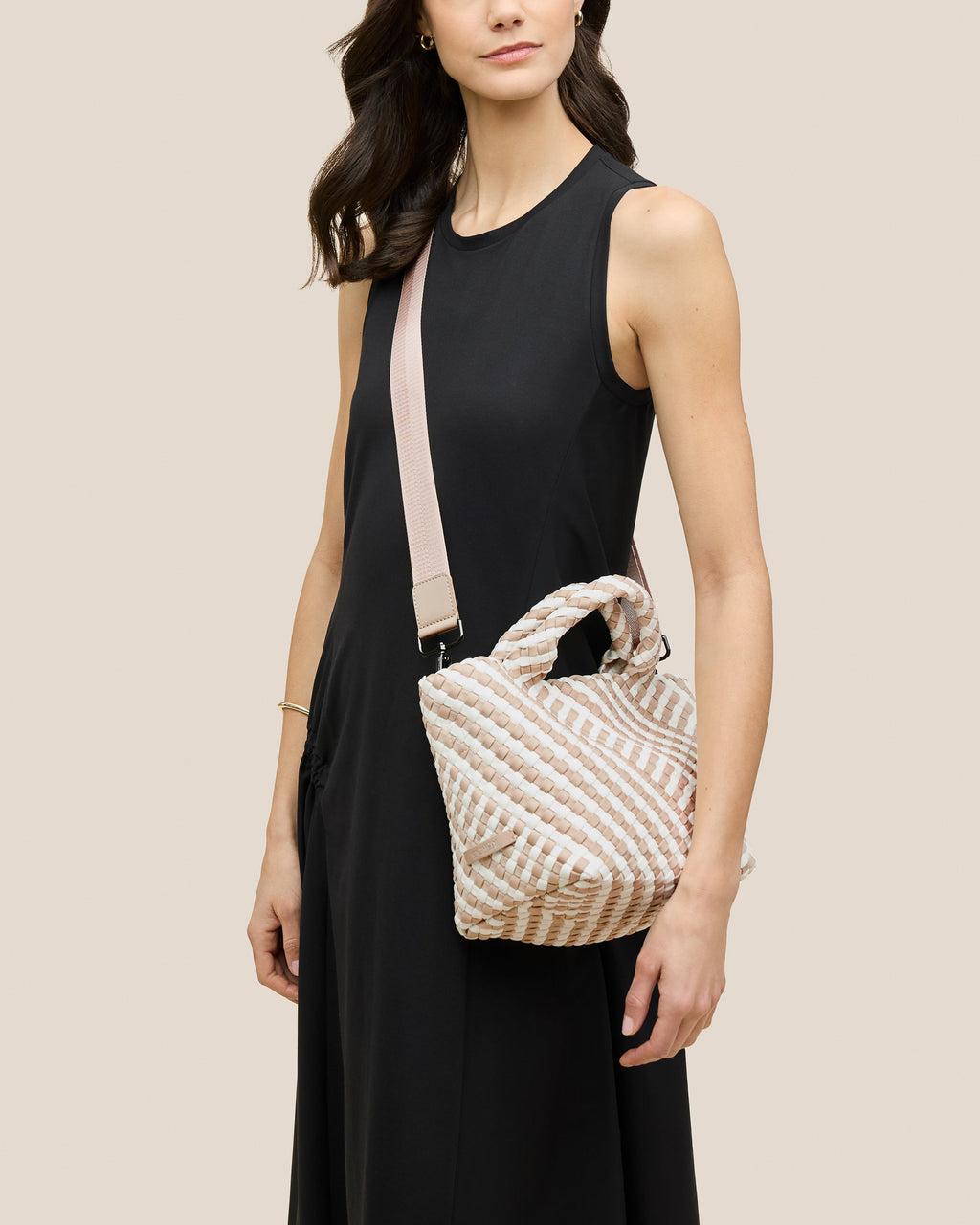 Petit sac fourre-tout rayé géométrique St. Barth | Mykonos