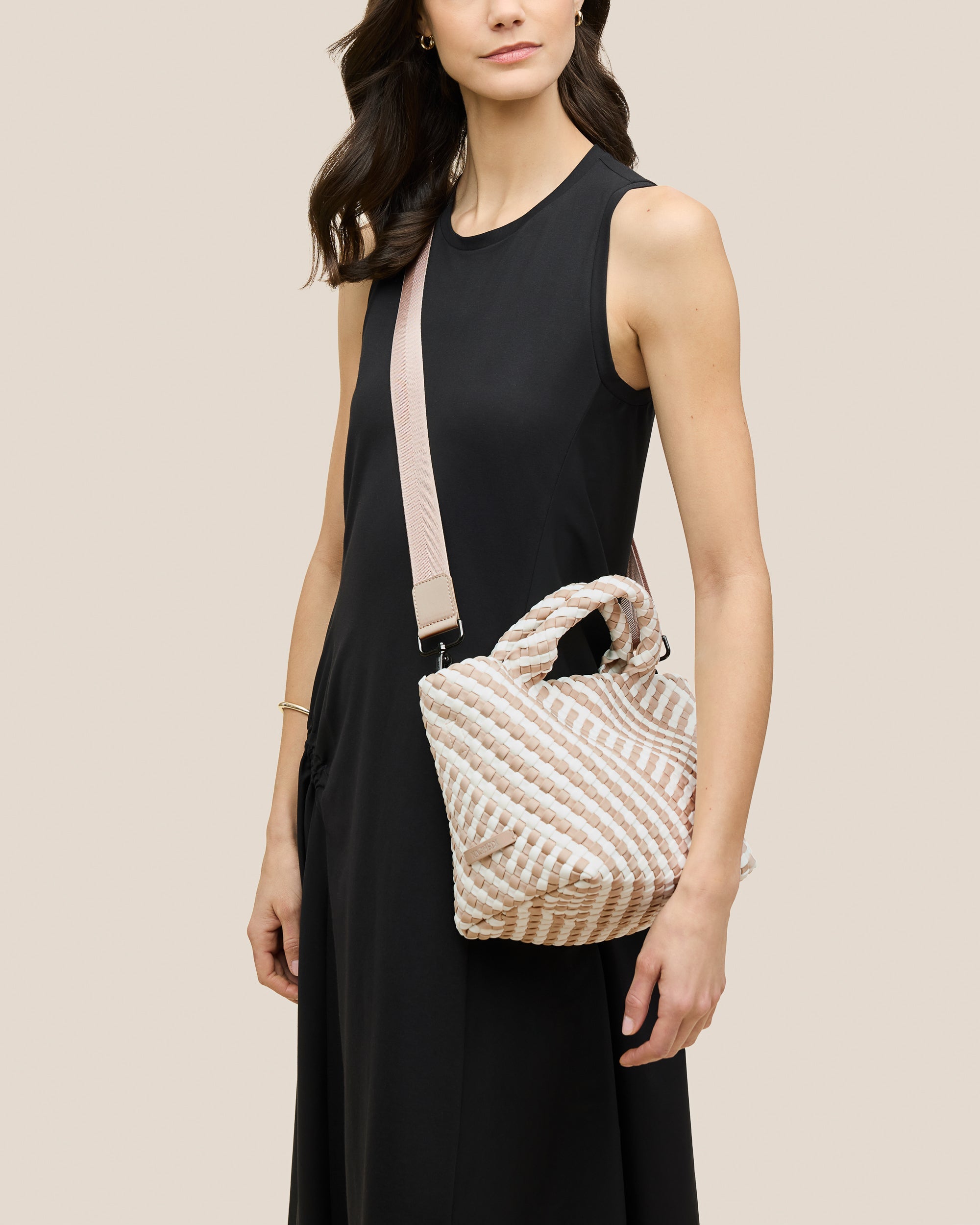 Petit sac fourre-tout rayé géométrique St. Barth | Mykonos