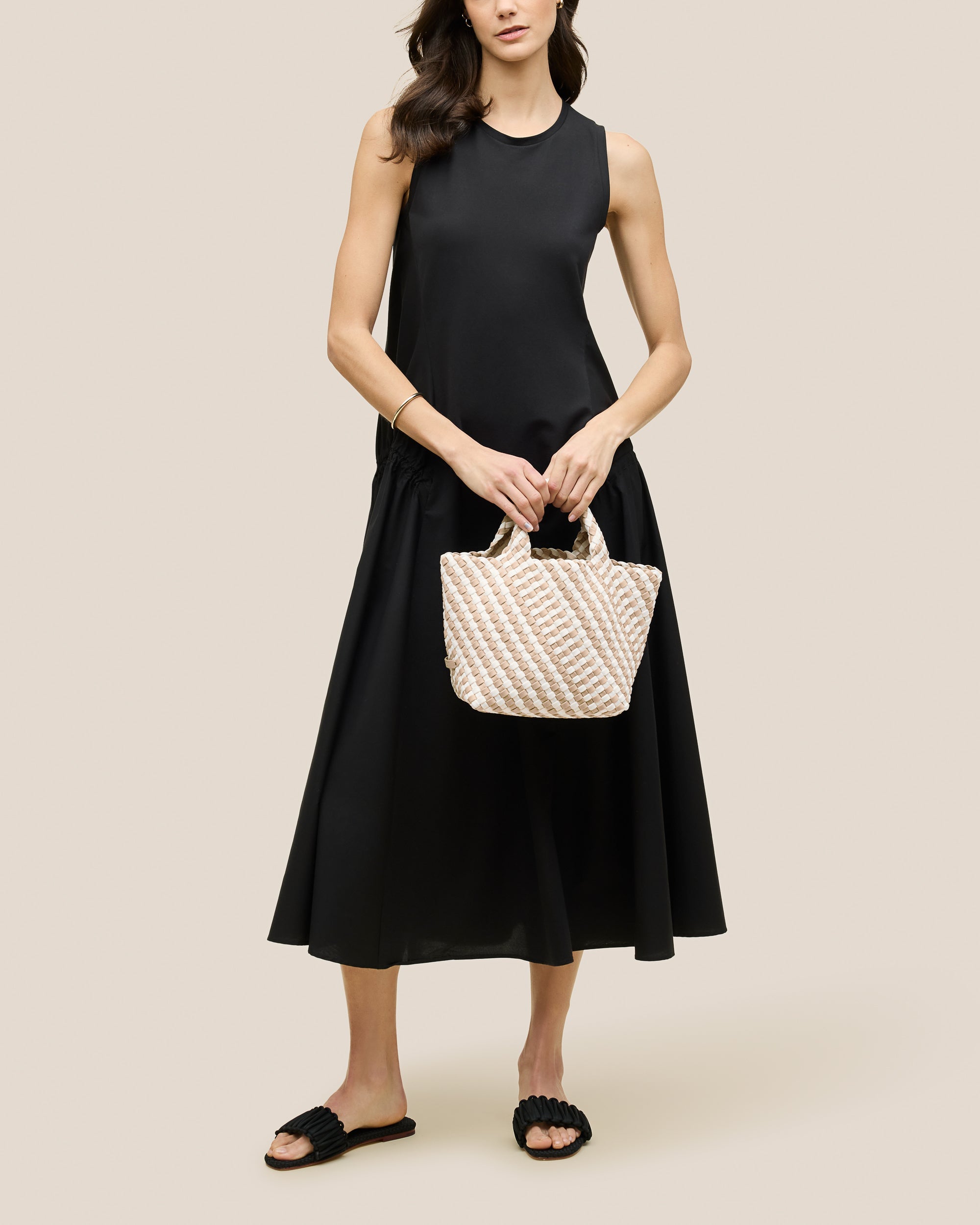 Petit sac fourre-tout rayé géométrique St. Barth | Mykonos